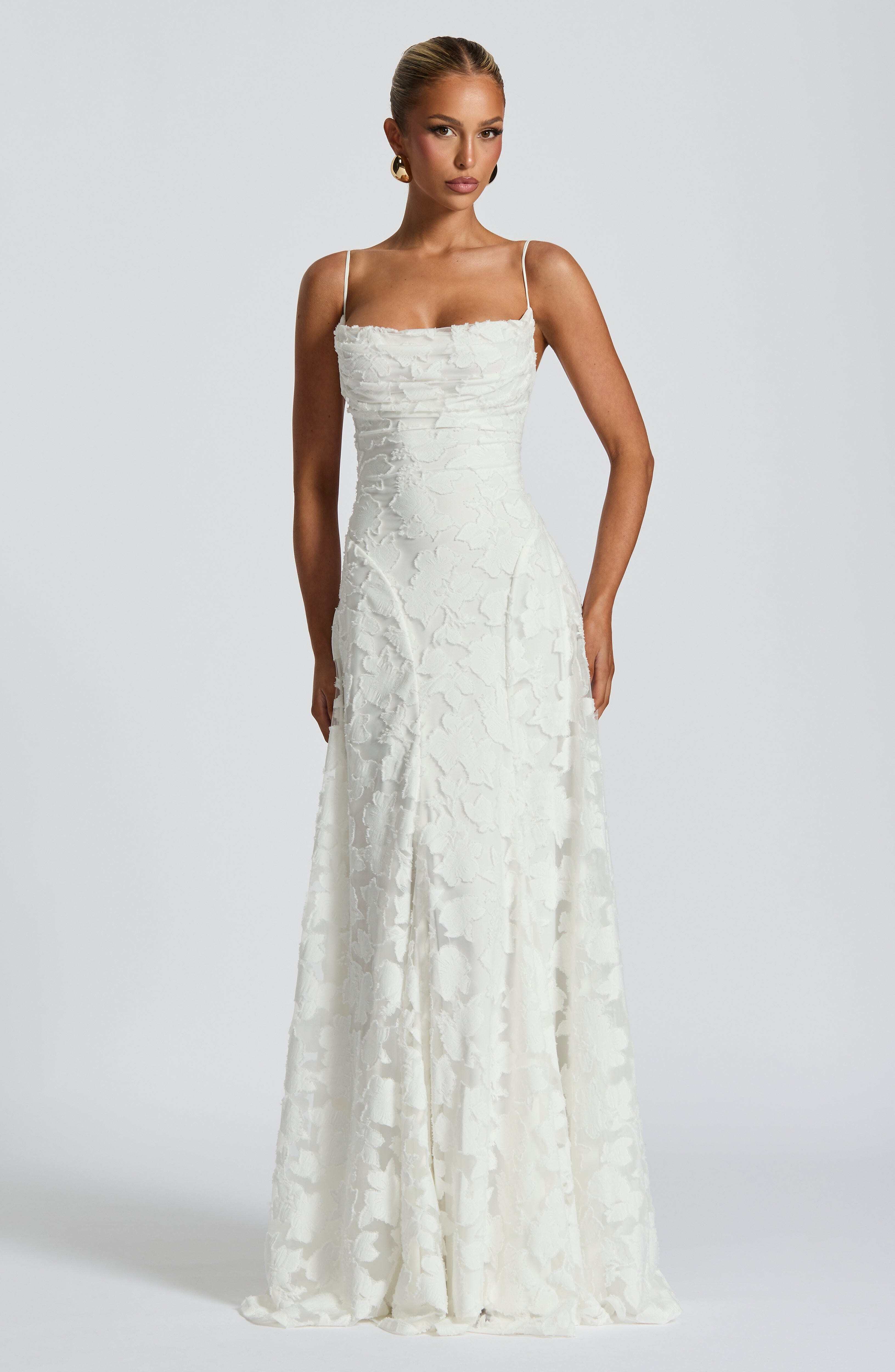 Francis Maxi Dress - Ivory - Image 11