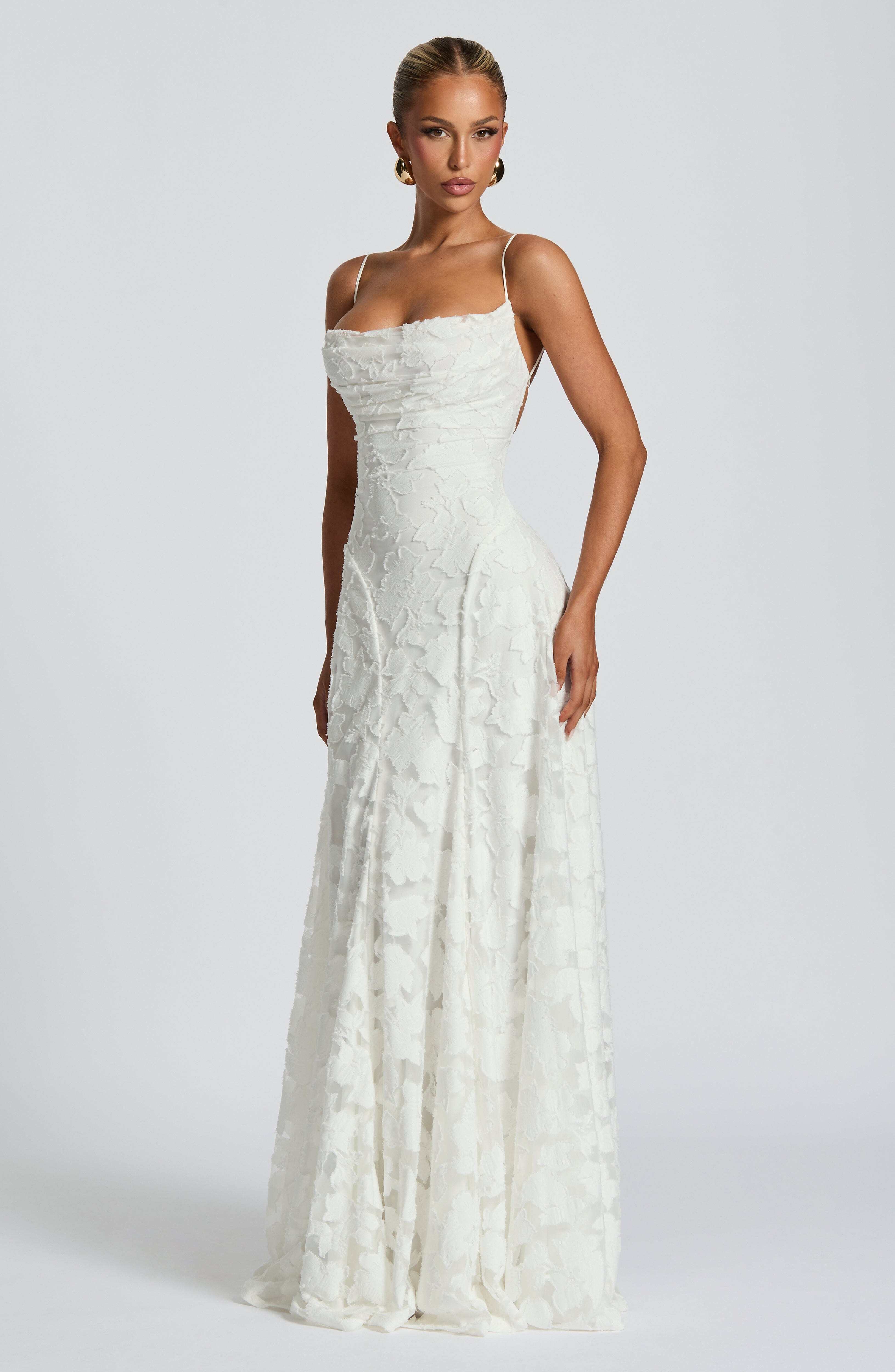 Francis Maxi Dress - Ivory - Image 10