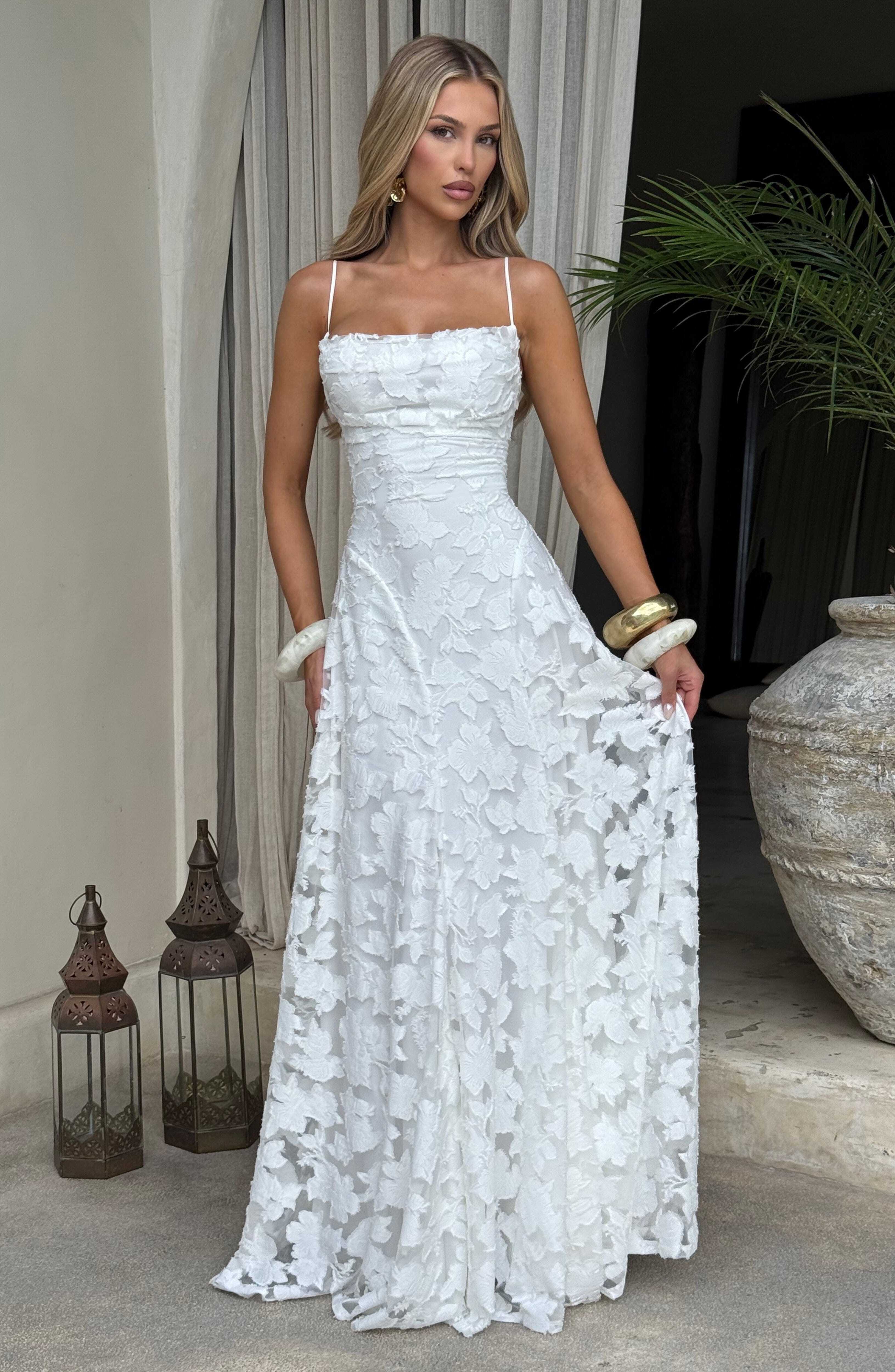 Francis Maxi Dress - Ivory - Image 3