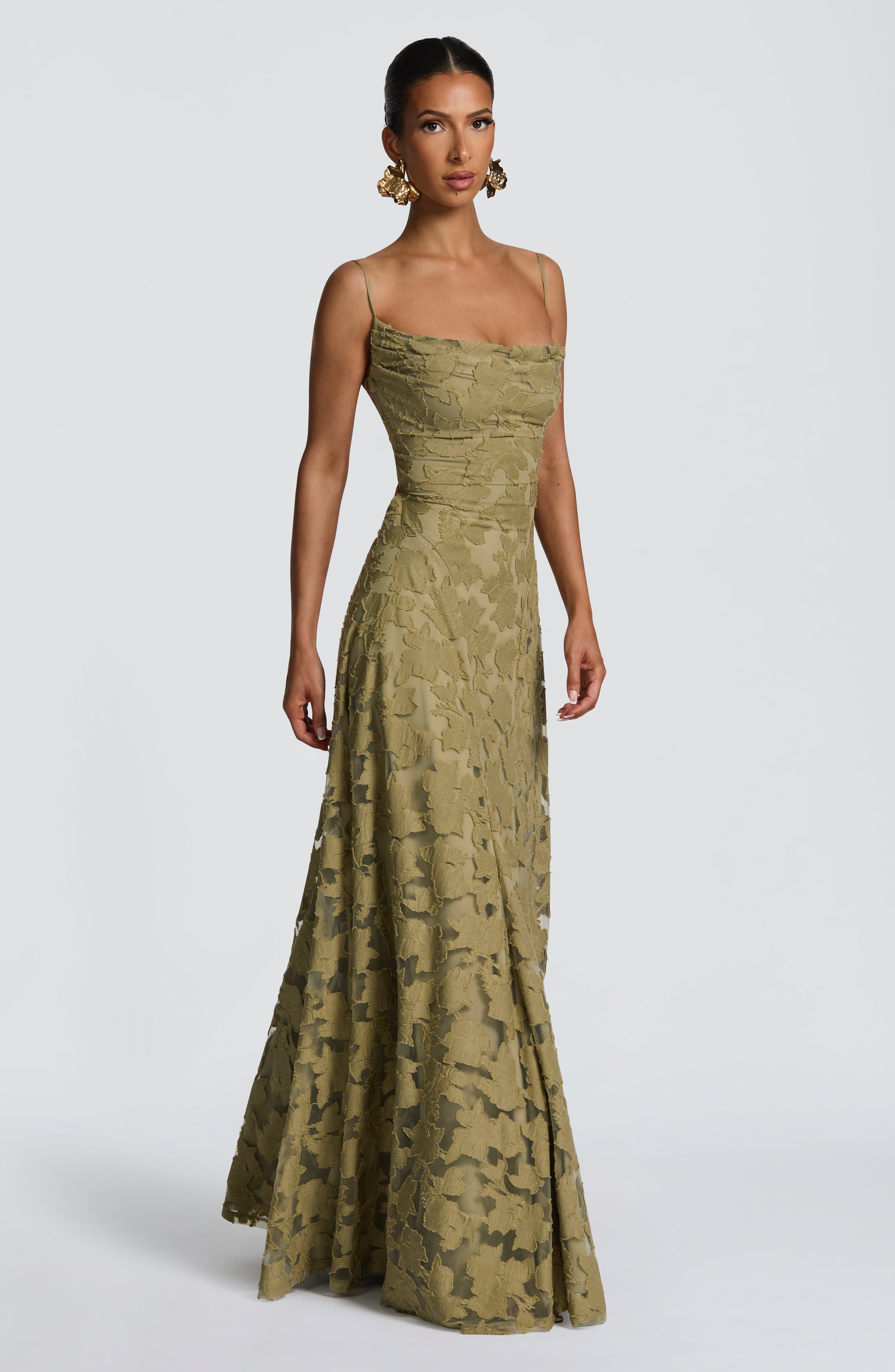 Francis Maxi Dress - Sage - Image 5