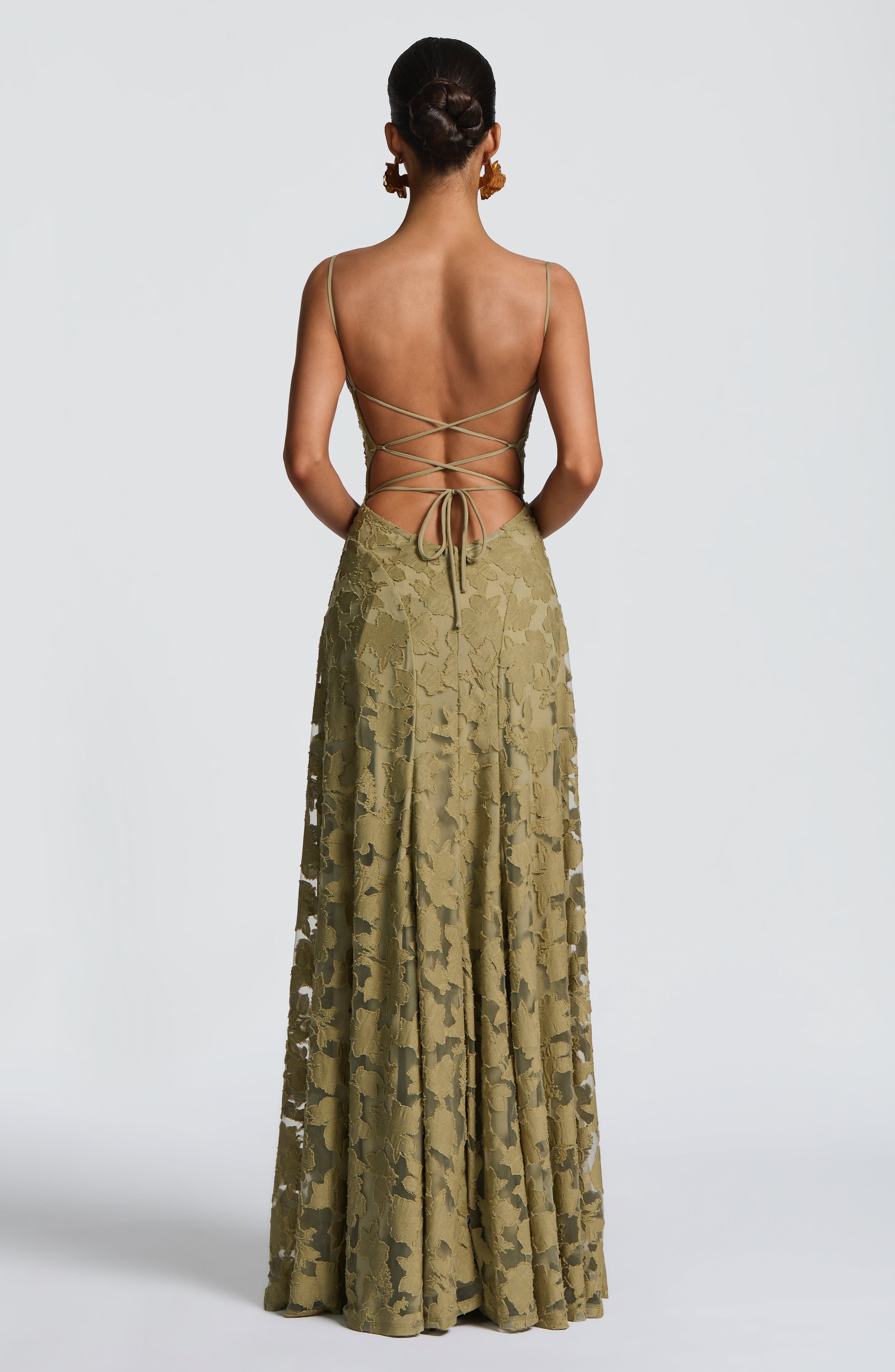 Francis Maxi Dress - Sage - Image 2