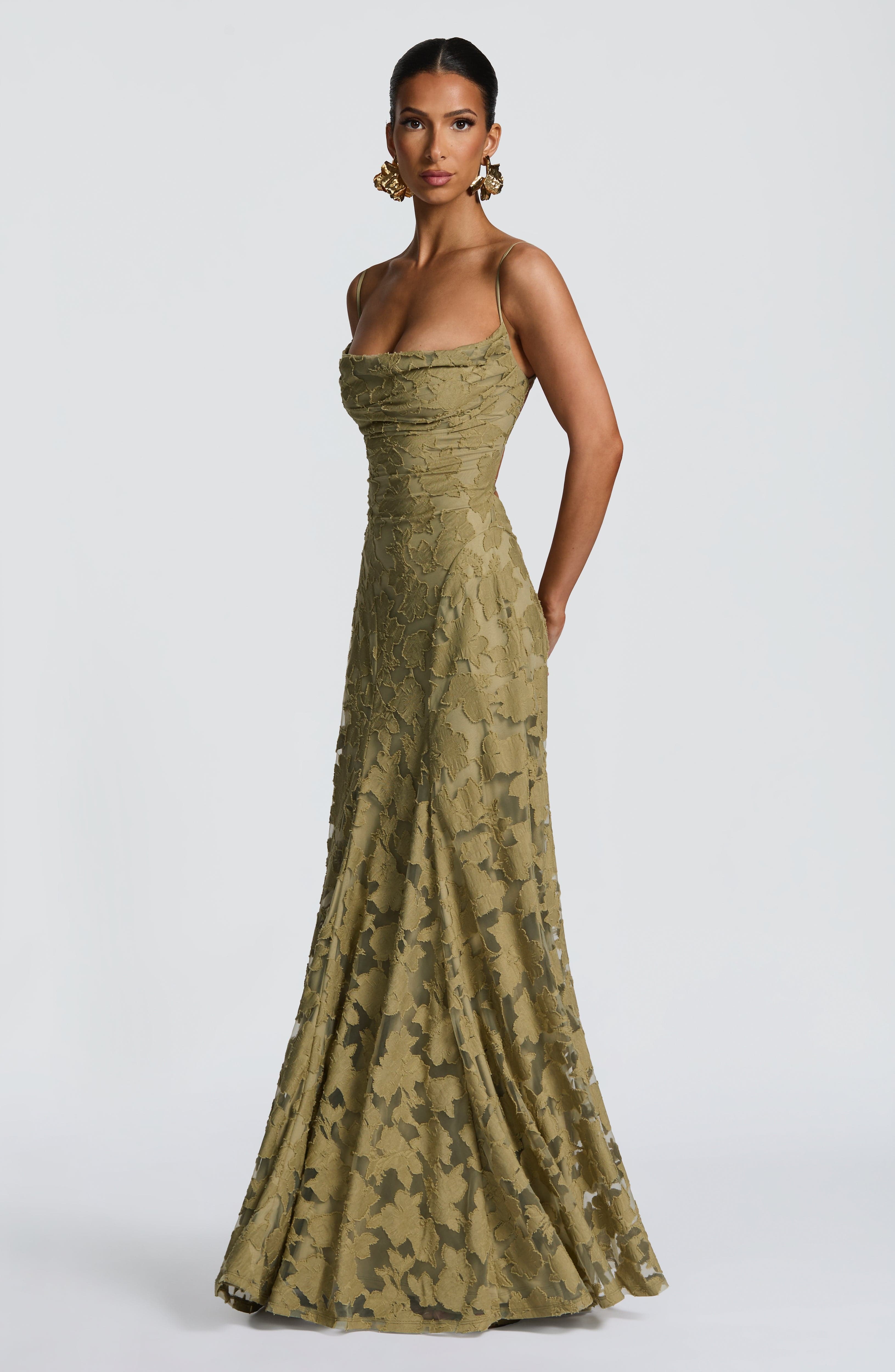 Francis Maxi Dress - Sage - Image 7