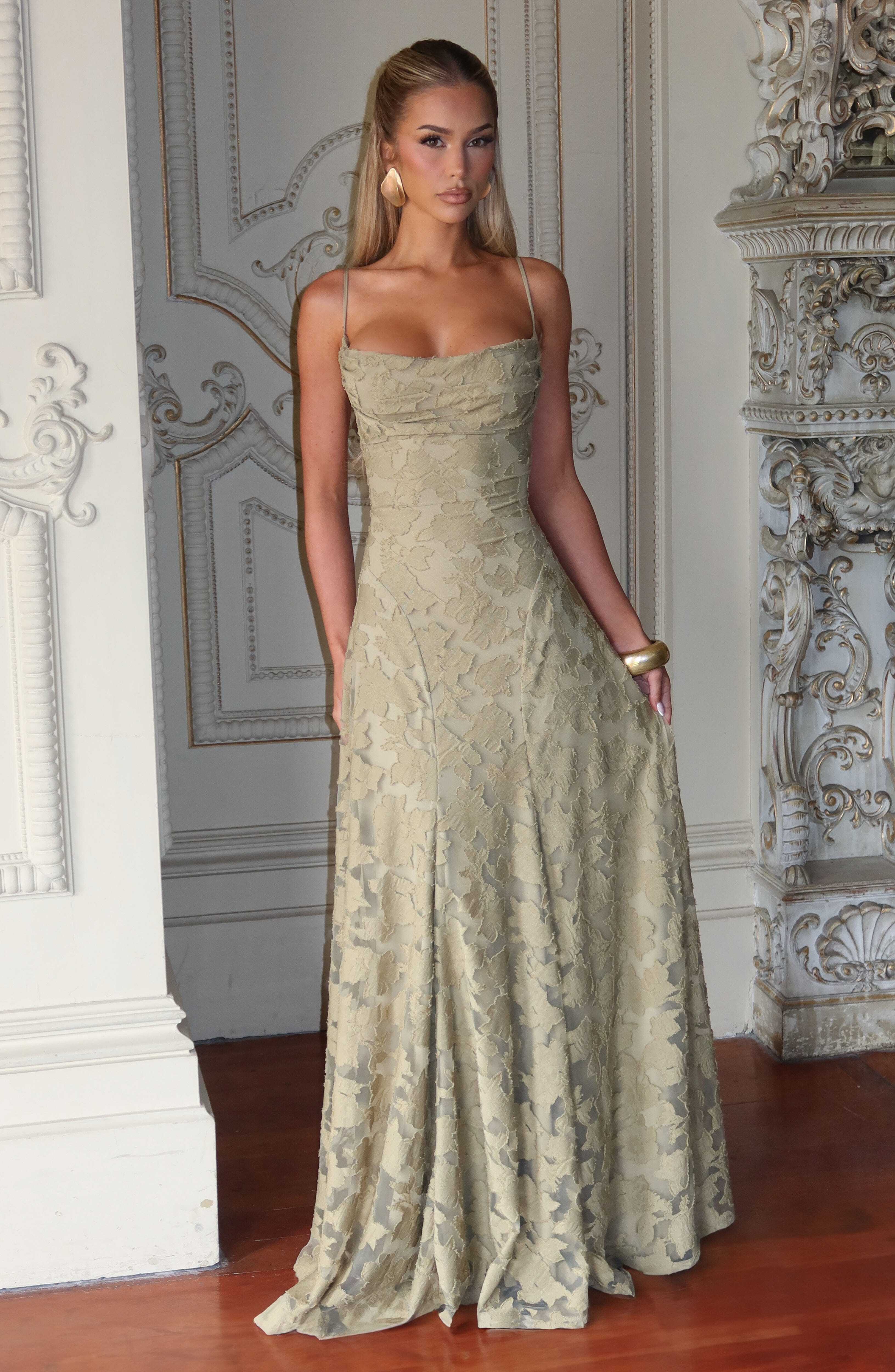 Francis Maxi Dress - Sage - Image 8