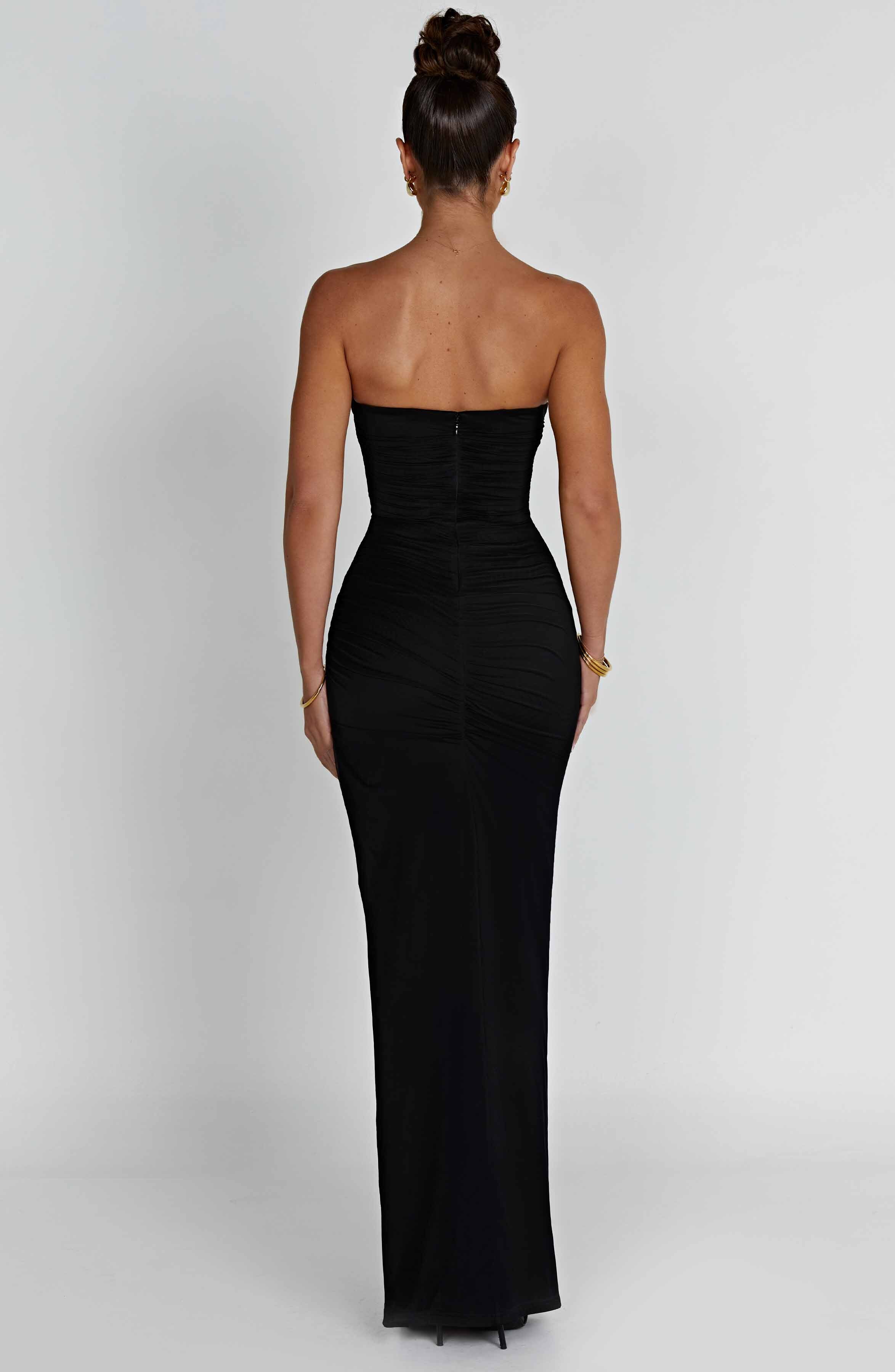 Giovanna Maxi Dress - Black - Image 3