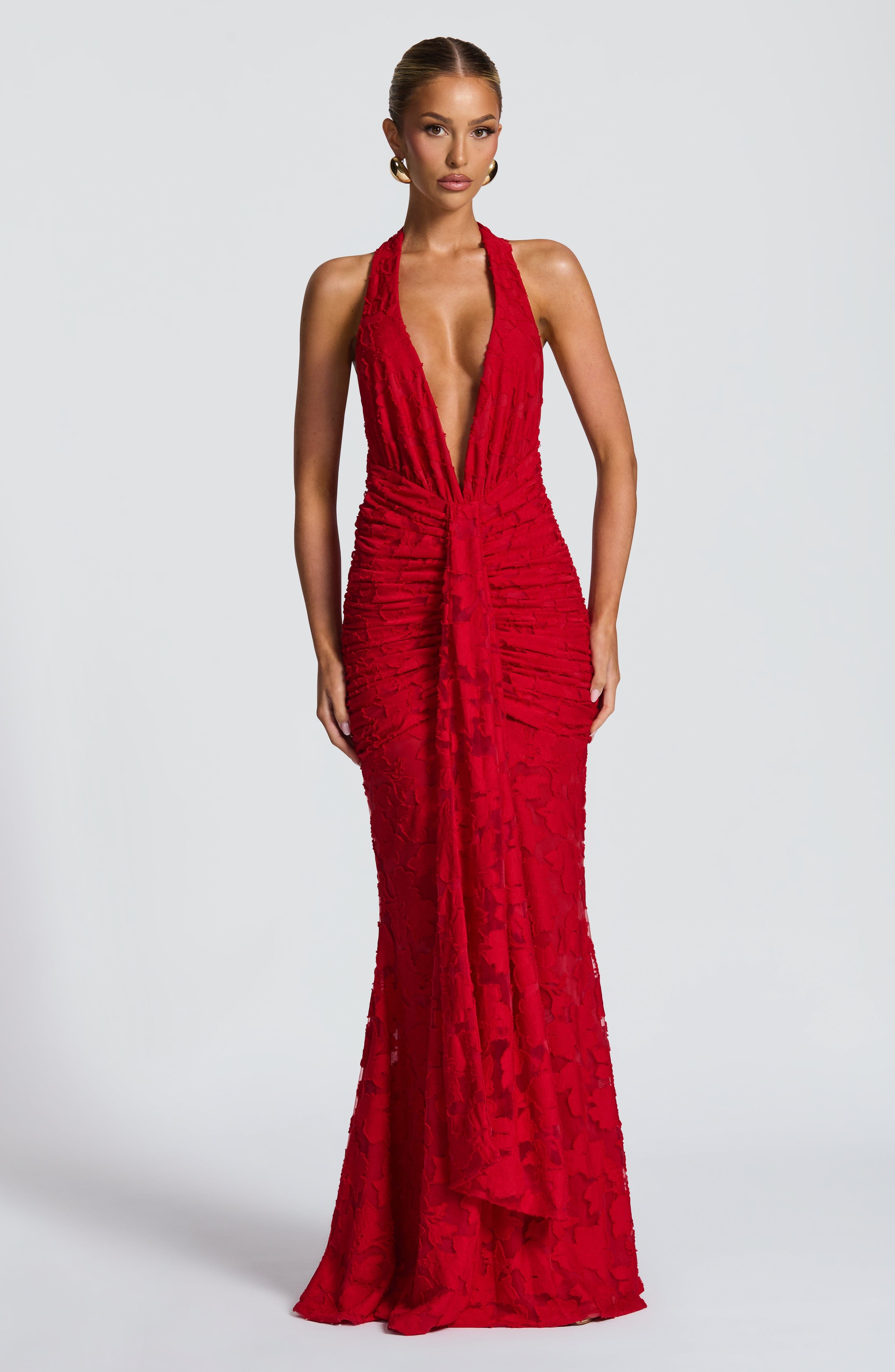 Guinevere Maxi Dress - Red - Image 2