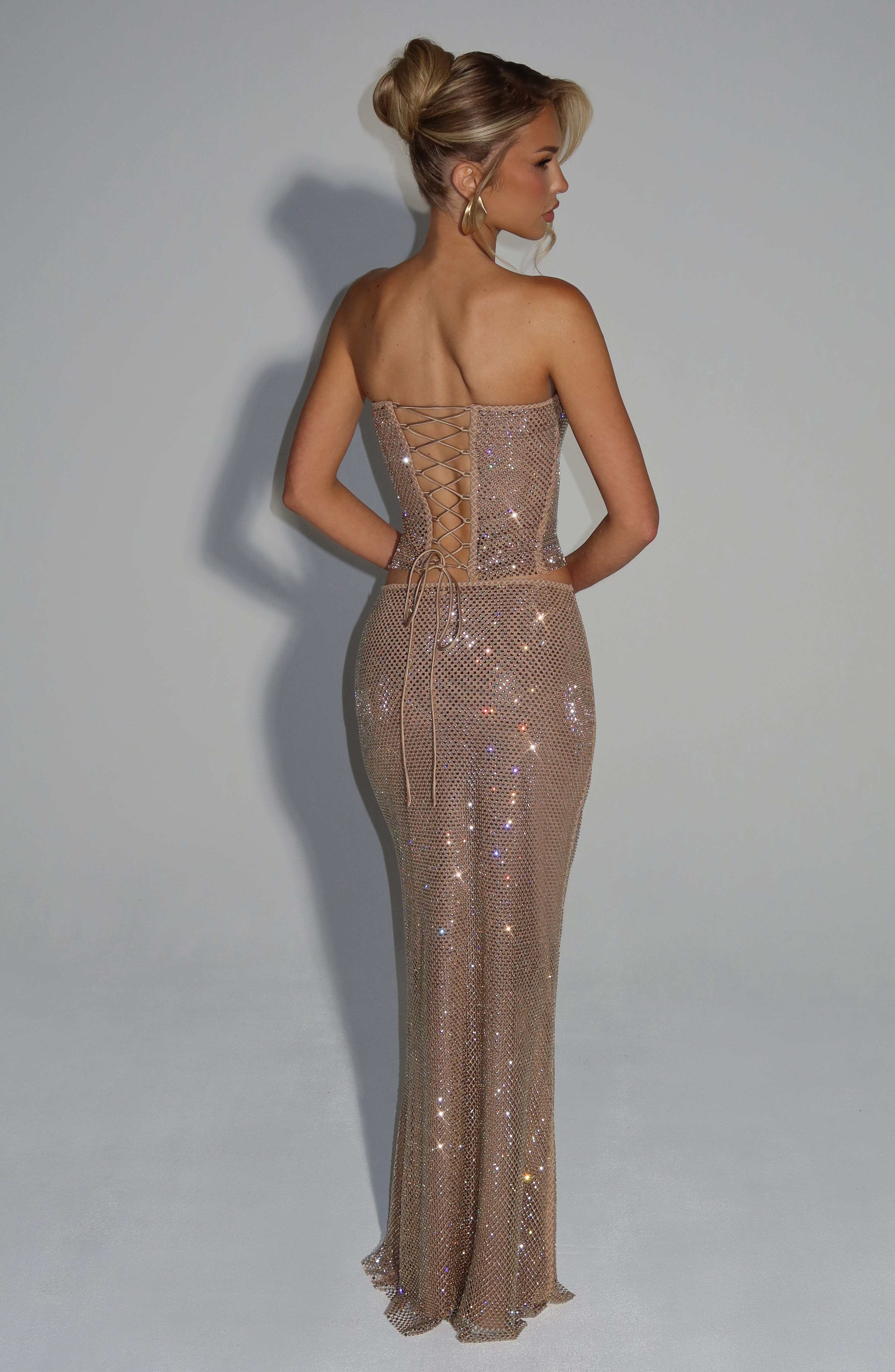 Hali Maxi Skirt - Gold - Image 2
