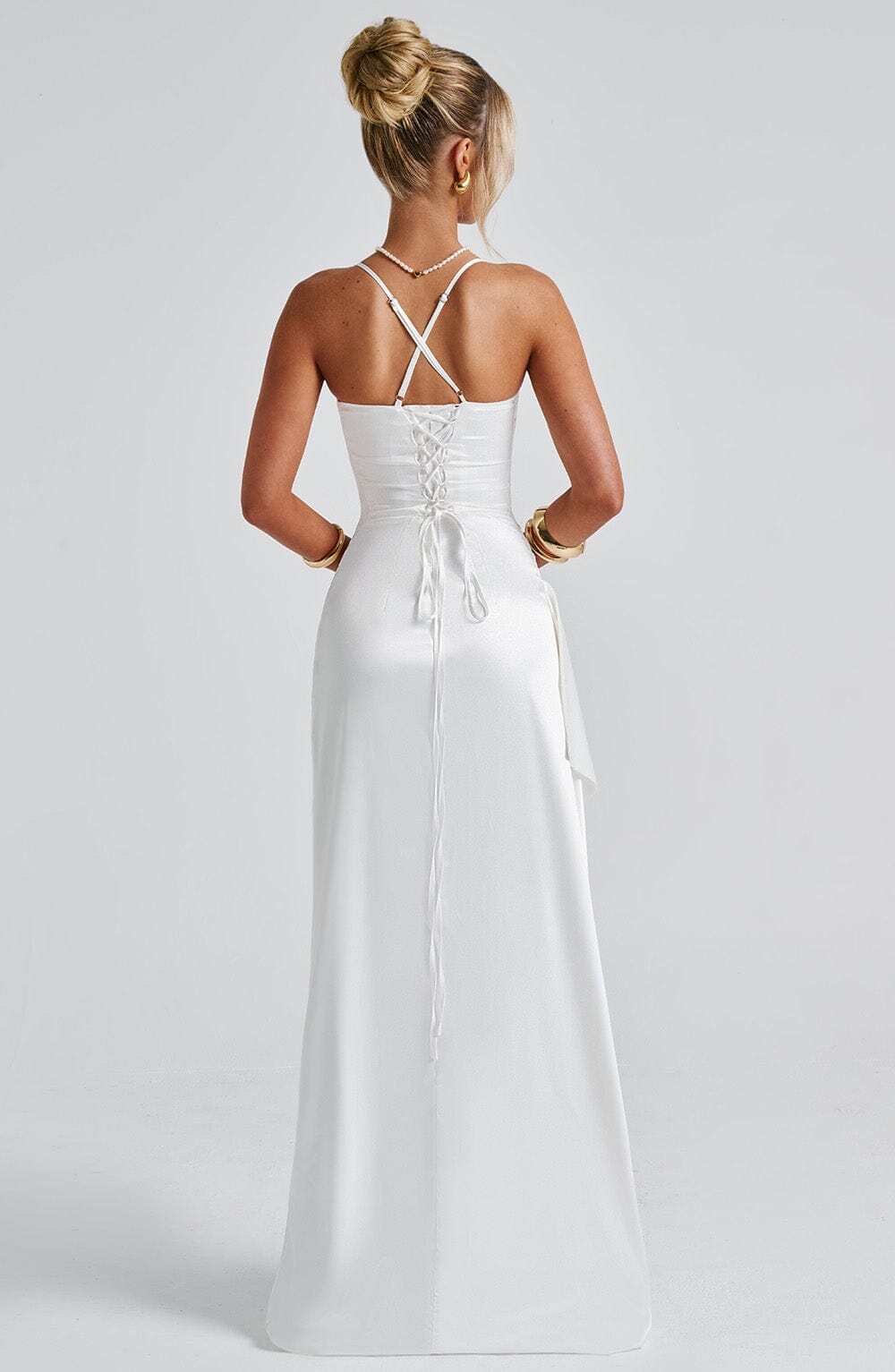 Helen Maxi Dress - Ivory - Image 4