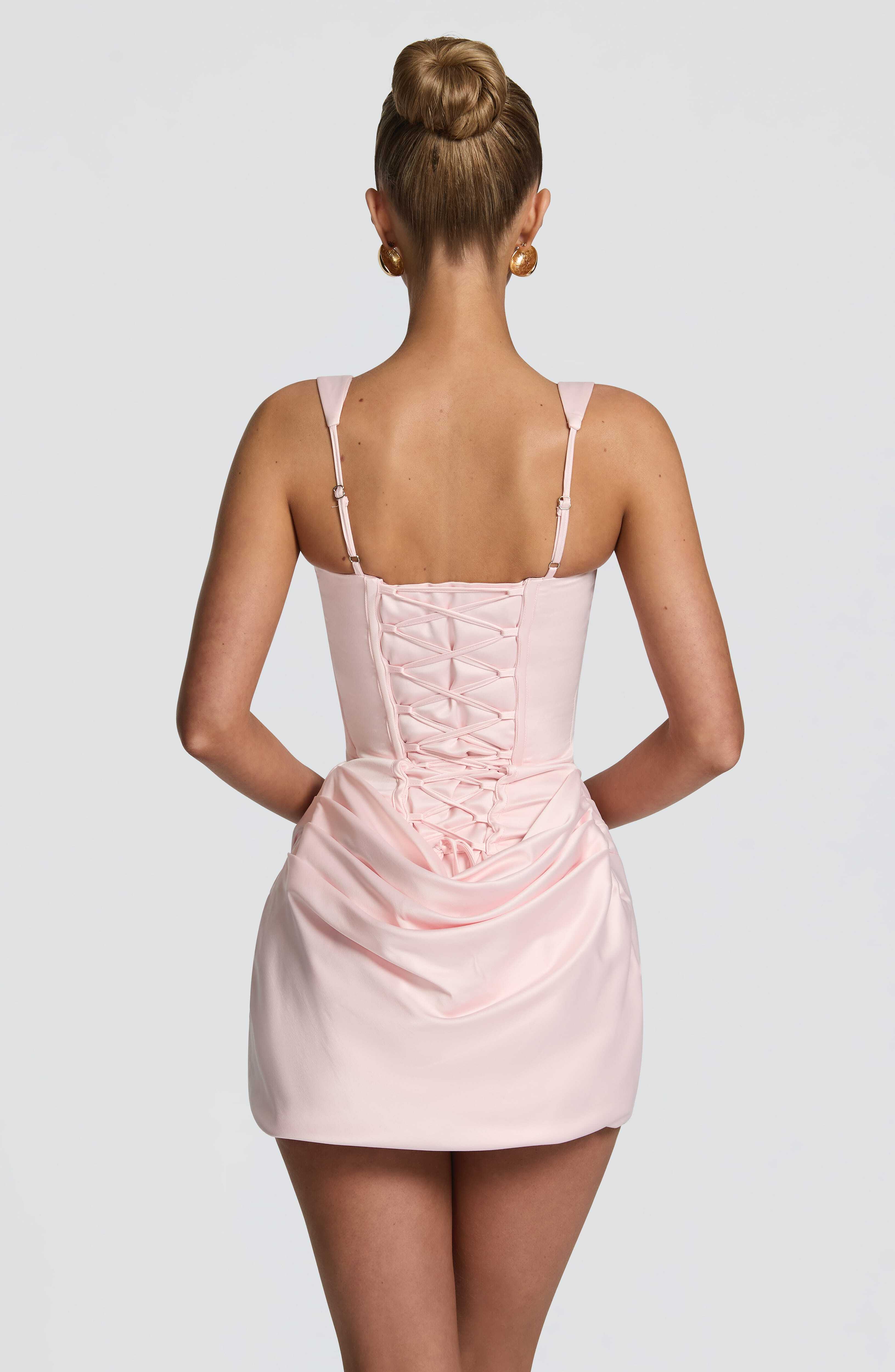 Imogen Mini Dress - Blush - Image 2