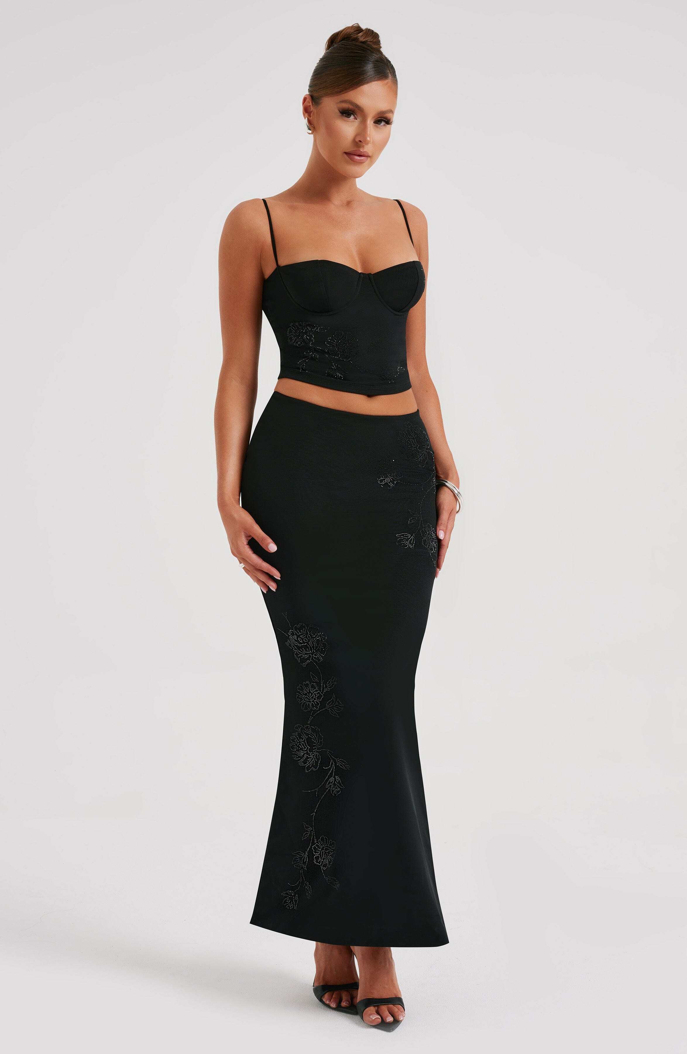 Izi Maxi Skirt - Black - Image 4