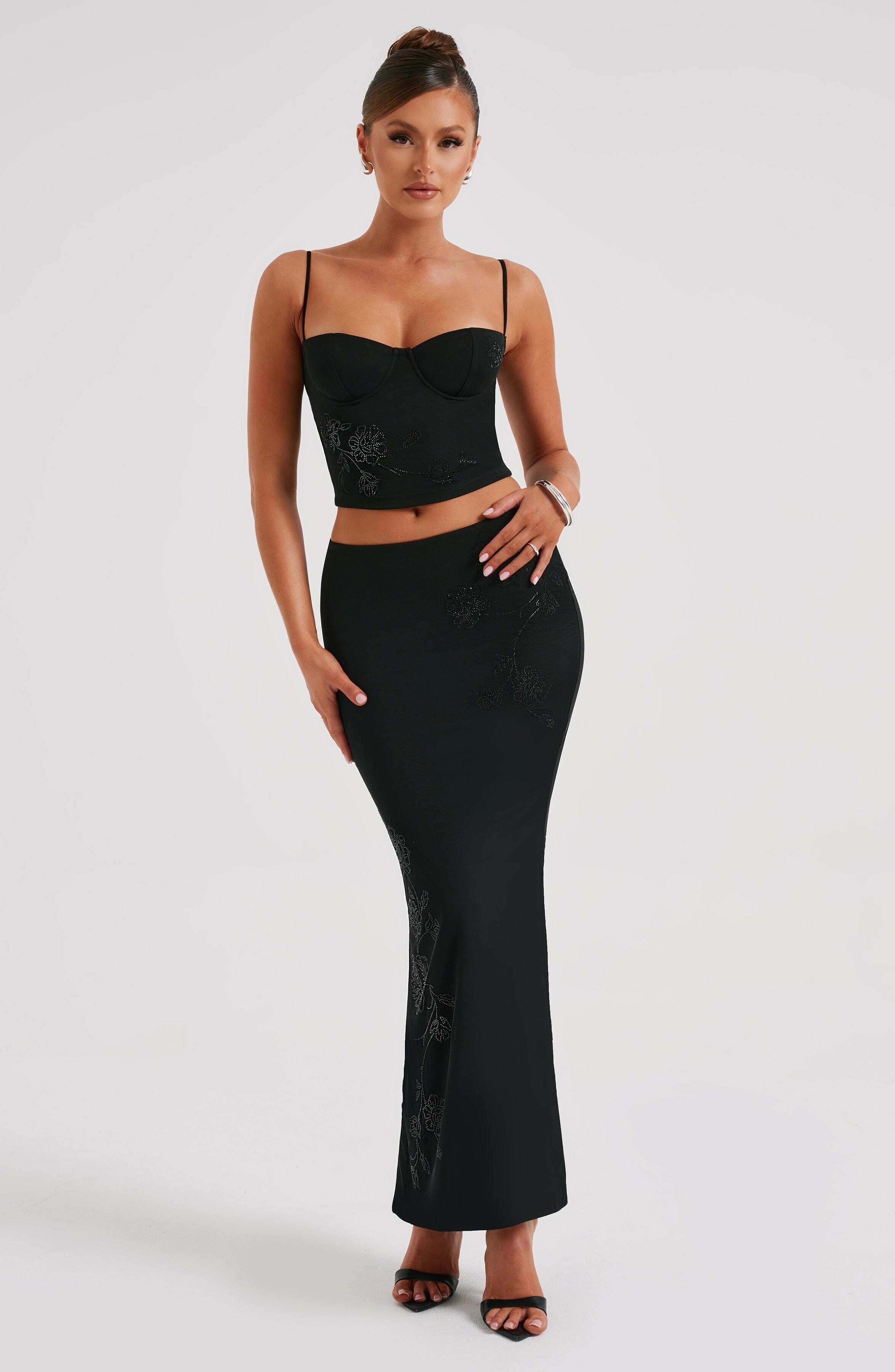 Izi Maxi Skirt - Black - Image 3