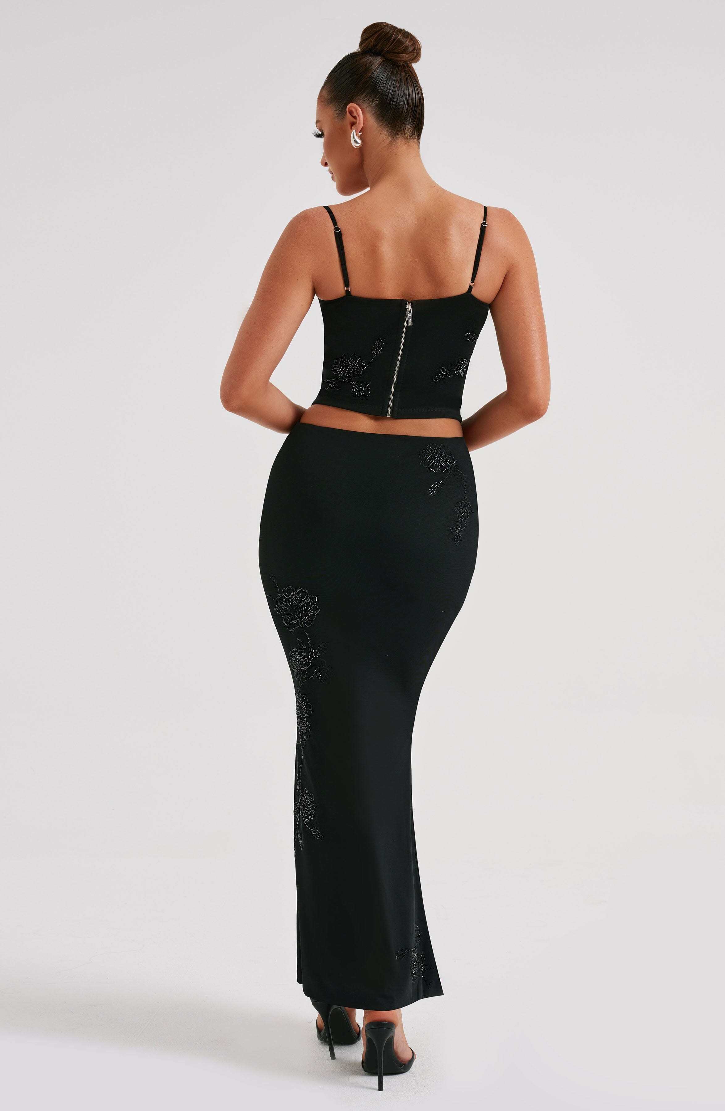 Izi Maxi Skirt - Black - Image 2