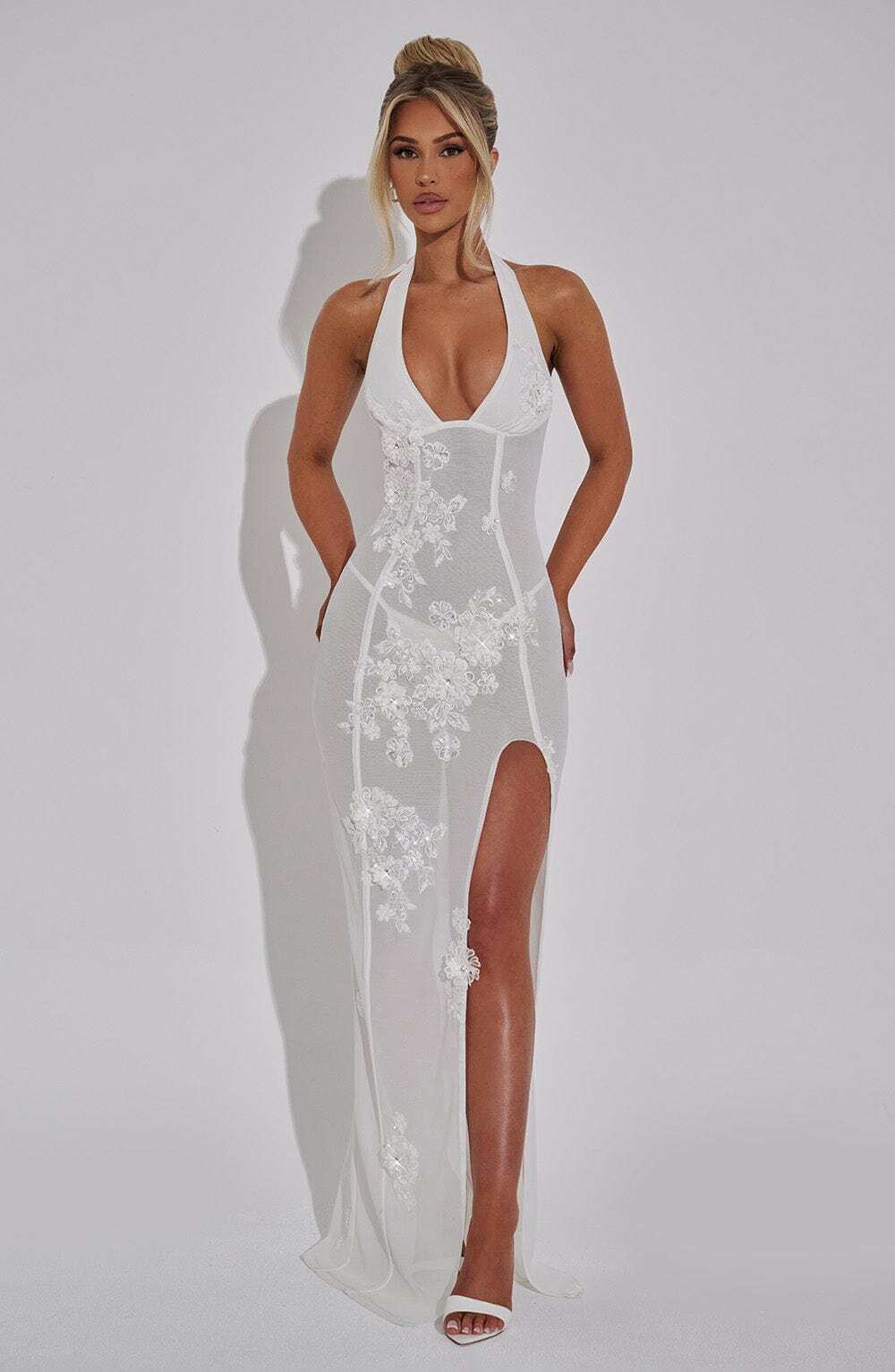 Jacqueline Maxi Dress - Ivory - Image 11