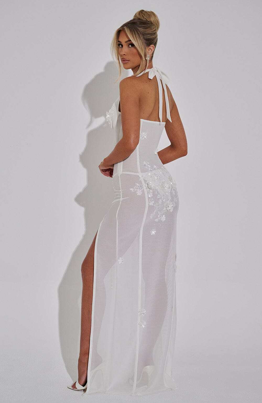 Jacqueline Maxi Dress - Ivory - Image 9