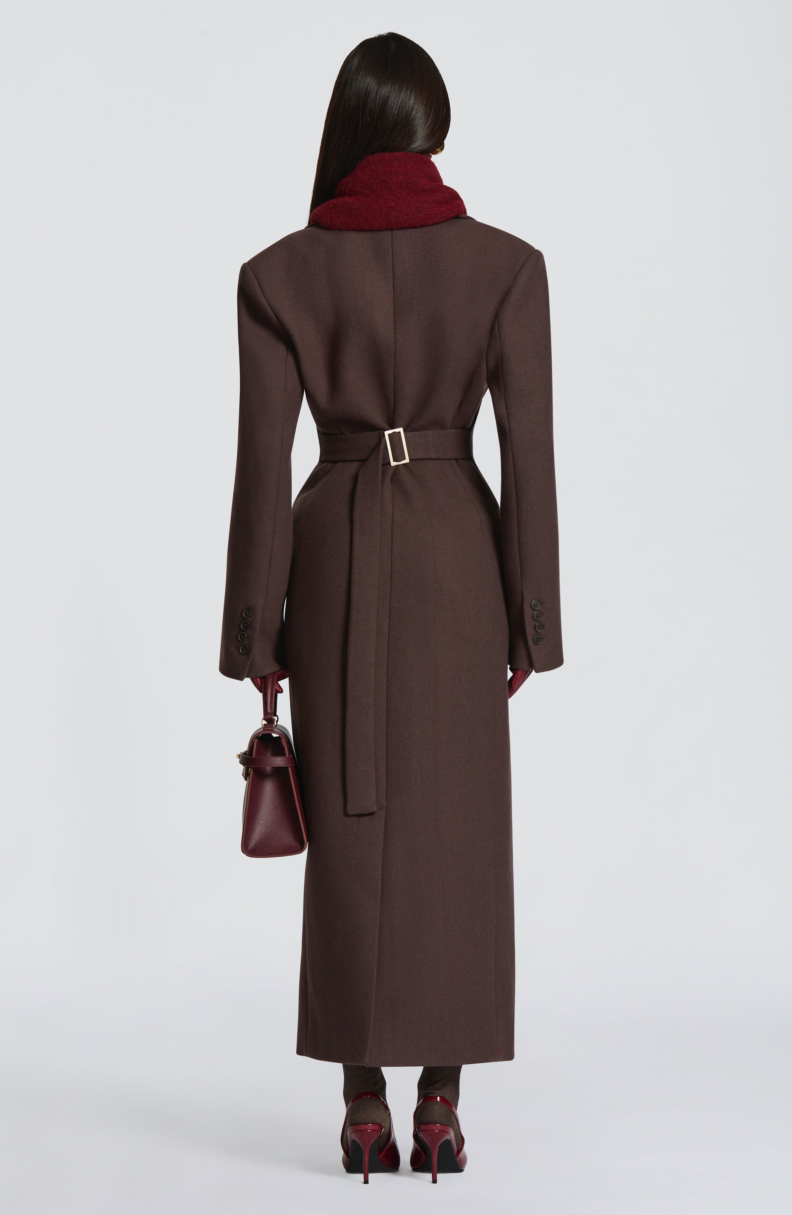 Jeanie Scarf - Burgundy - Image 7