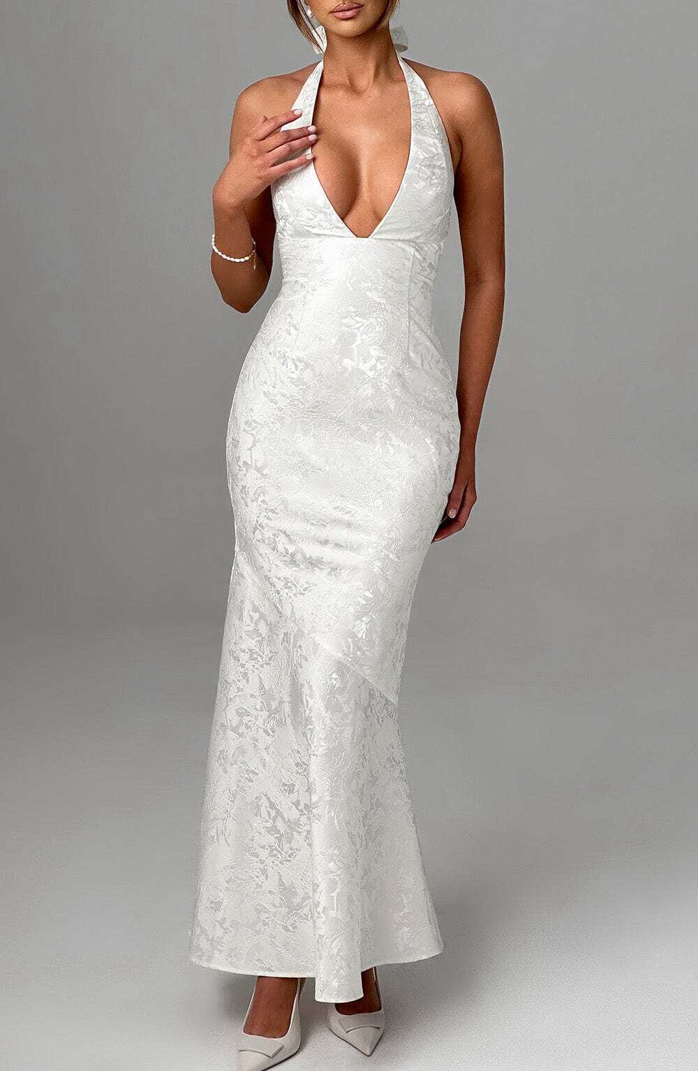 Josephine Maxi Dress - Ivory - Image 8