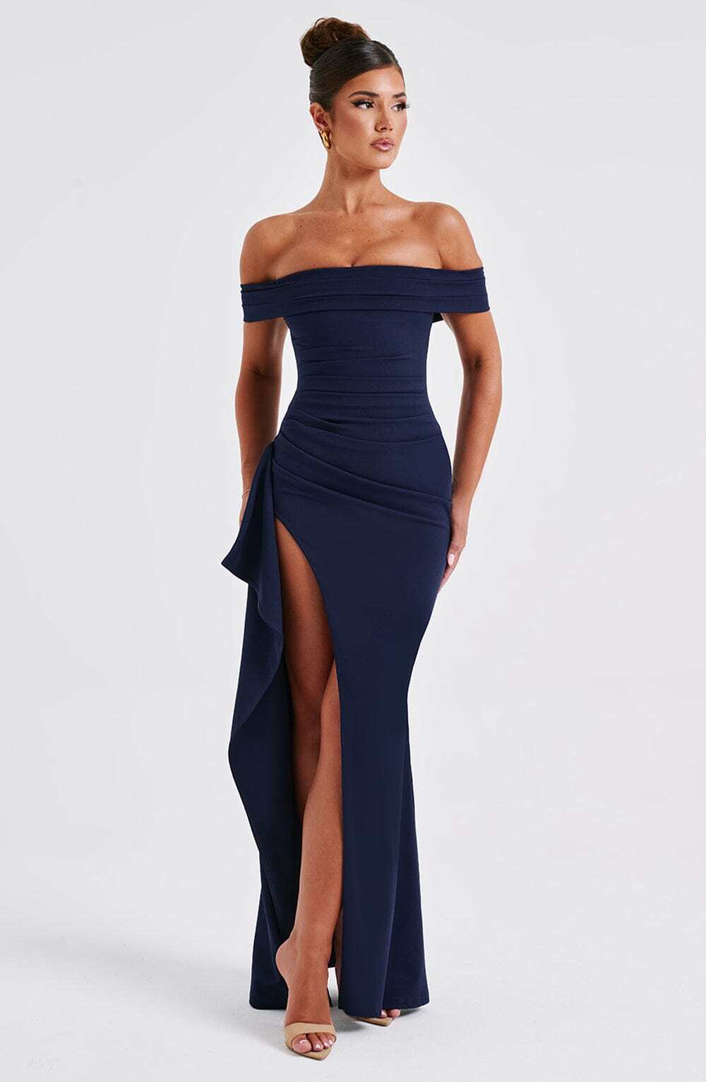 Joyce Maxi Dress - Navy - Image 7