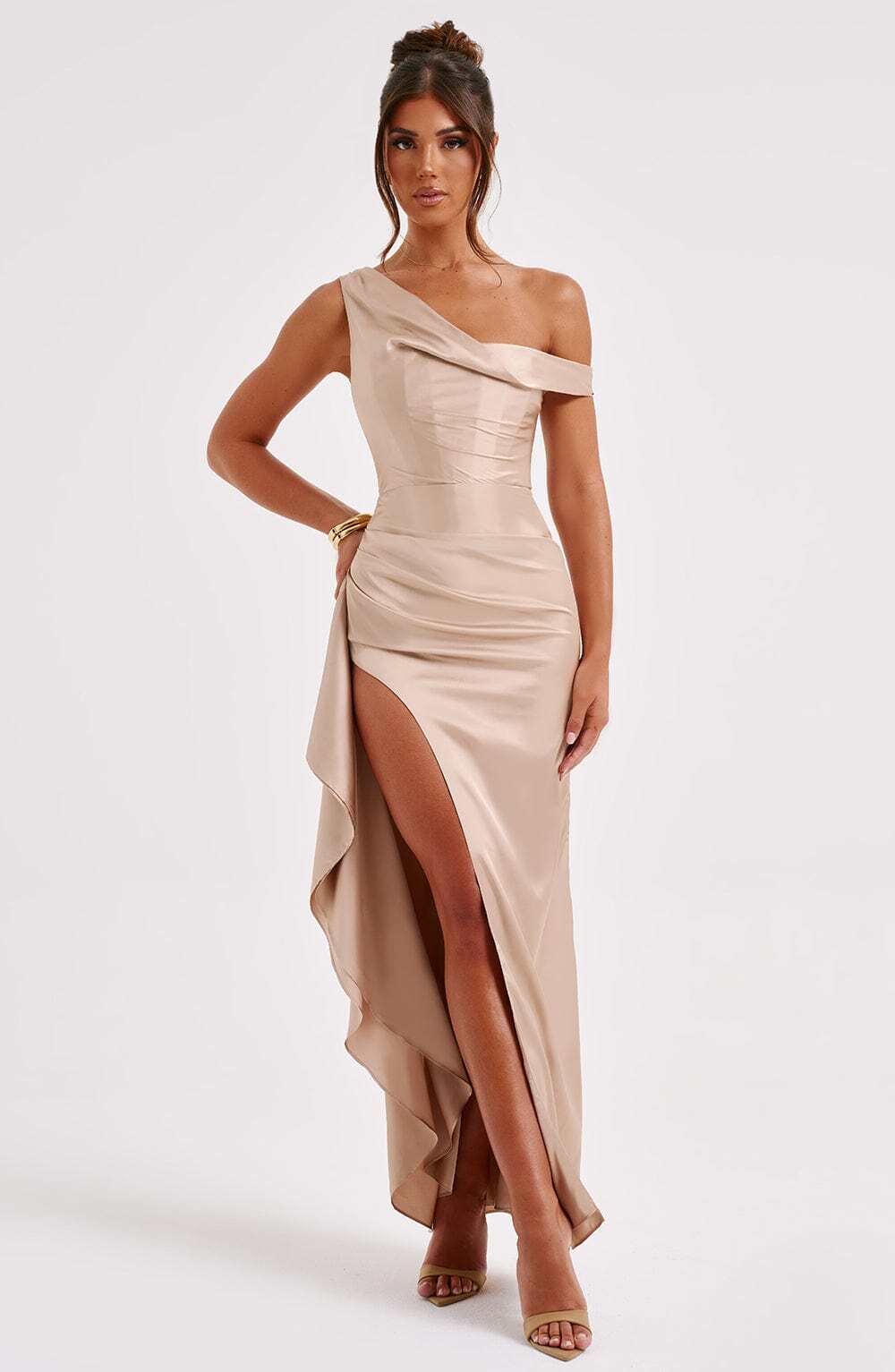 Juliene Maxi Dress - Champagne - Image 6