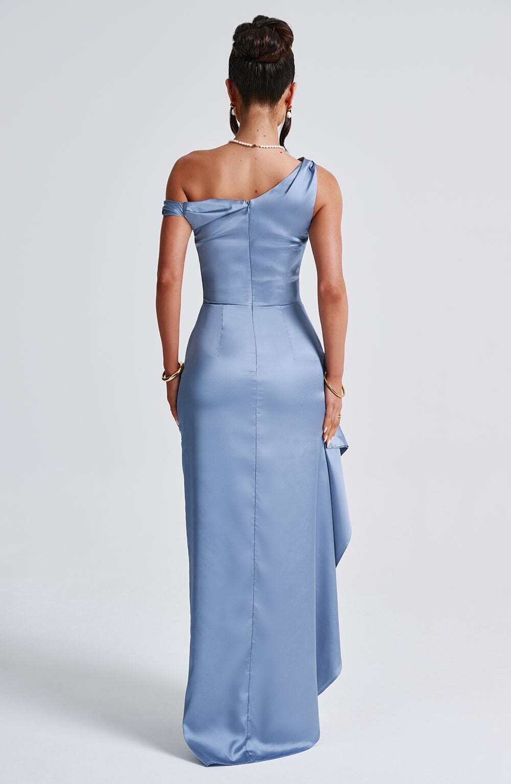 Juliene Maxi Dress - Dusty Blue - Image 4