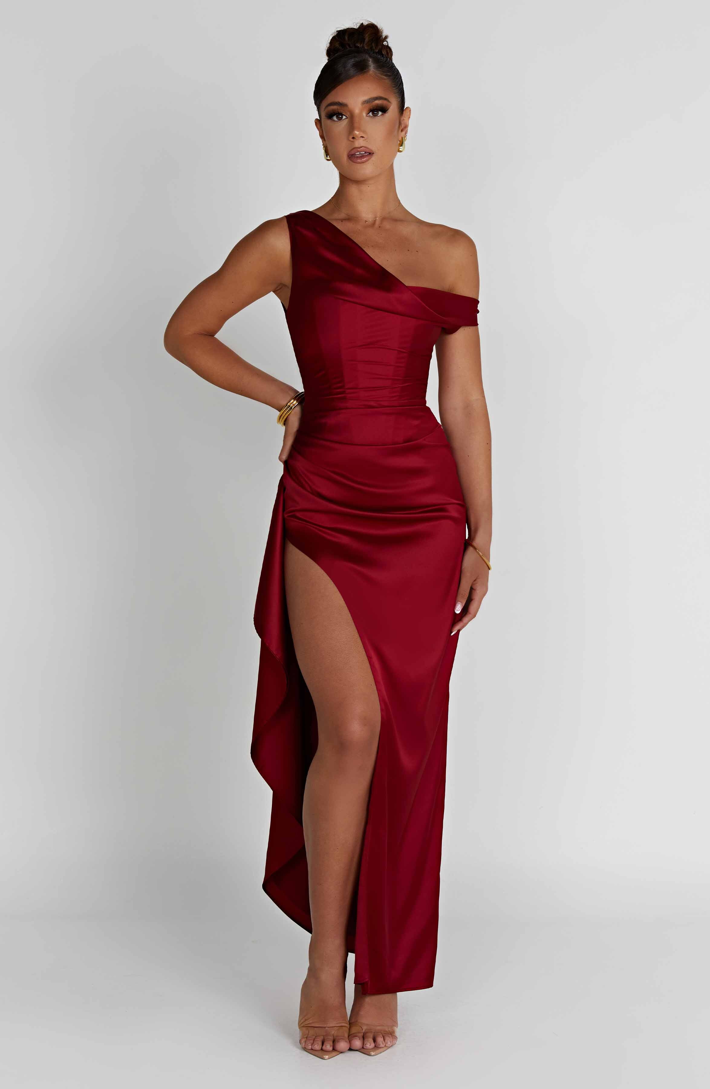 Juliene Maxi Dress - Wine - Image 10