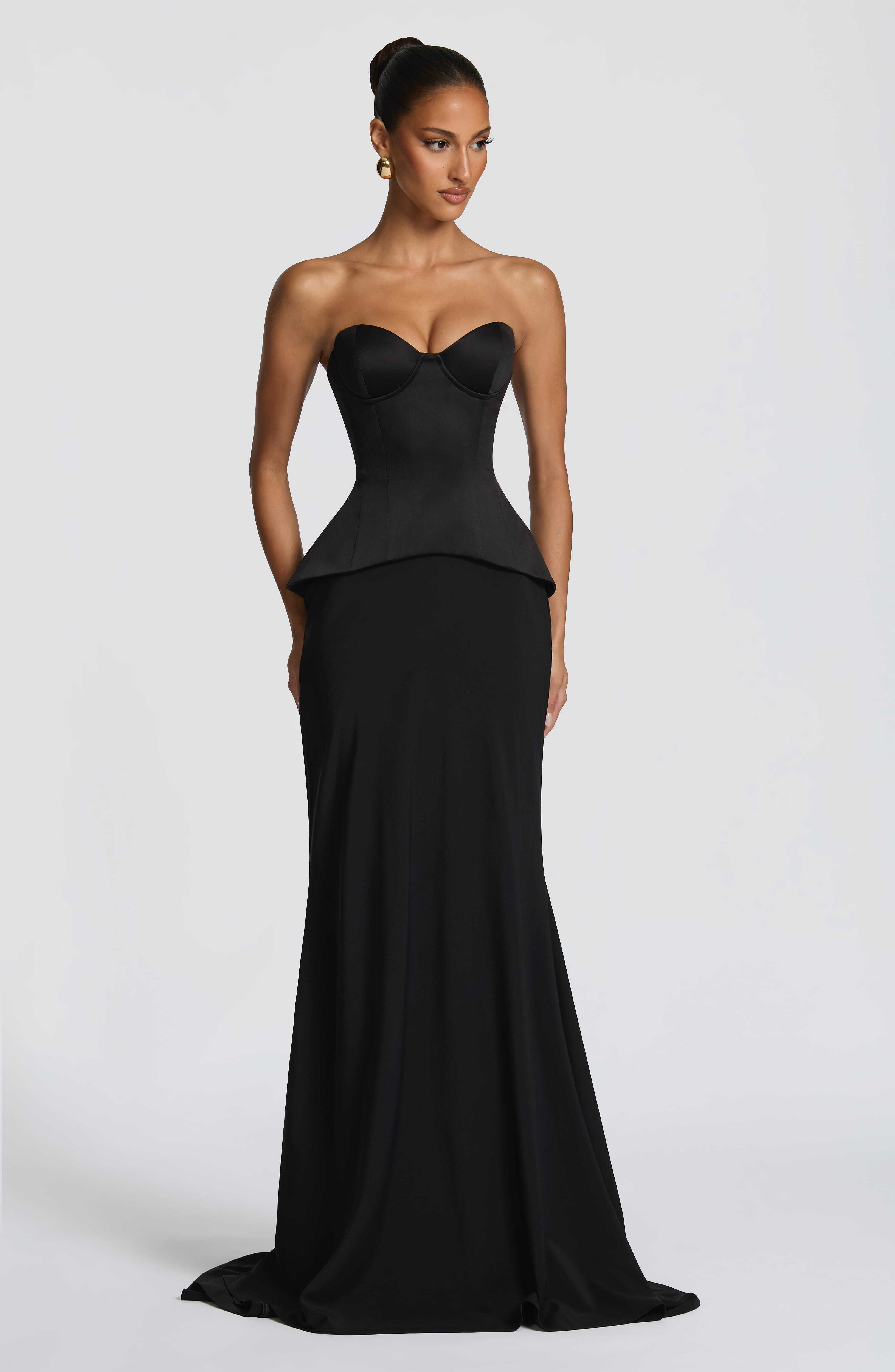 Kaia Maxi Skirt - Black - Image 2