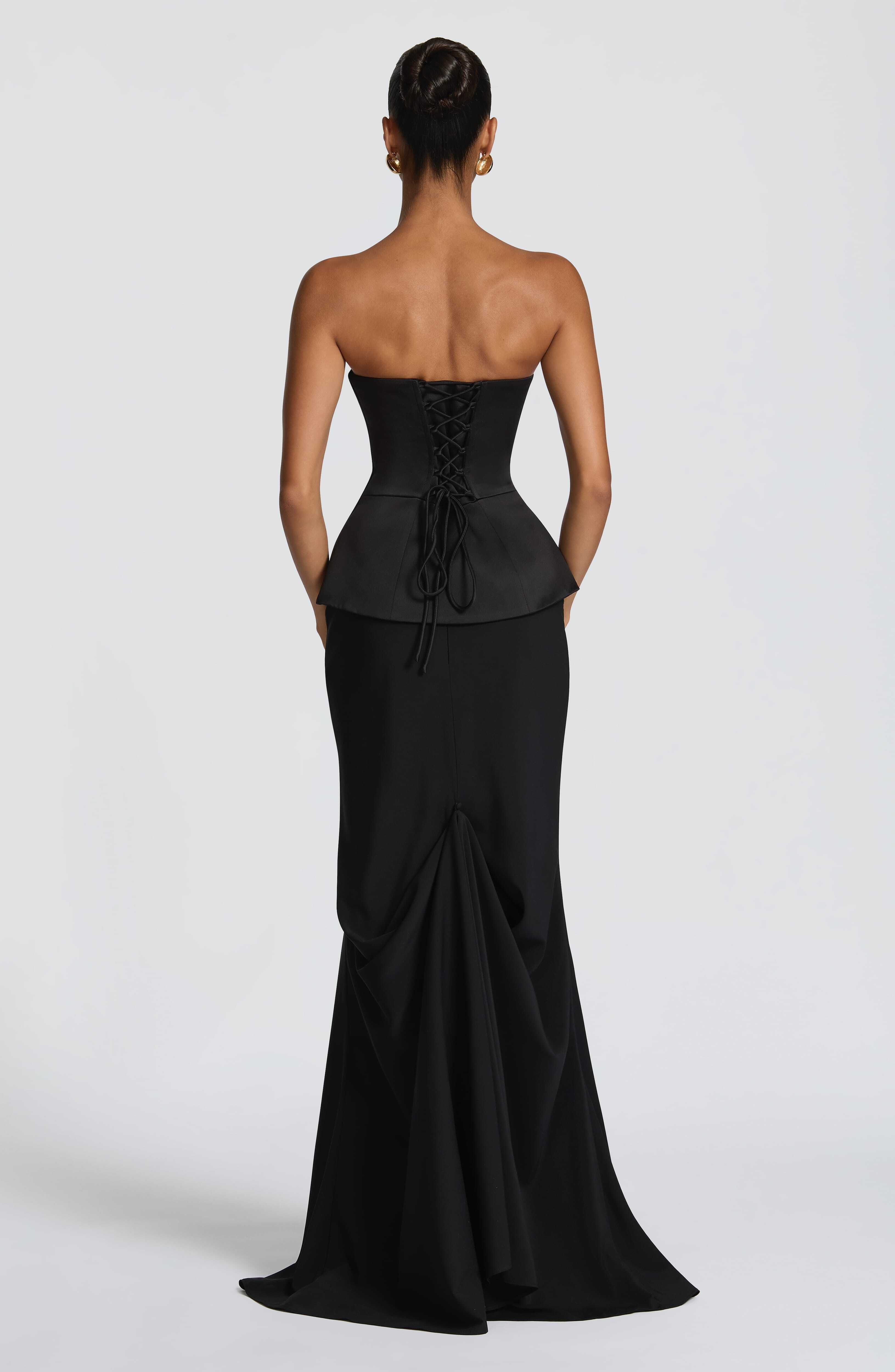Kaia Maxi Skirt - Black - Image 6