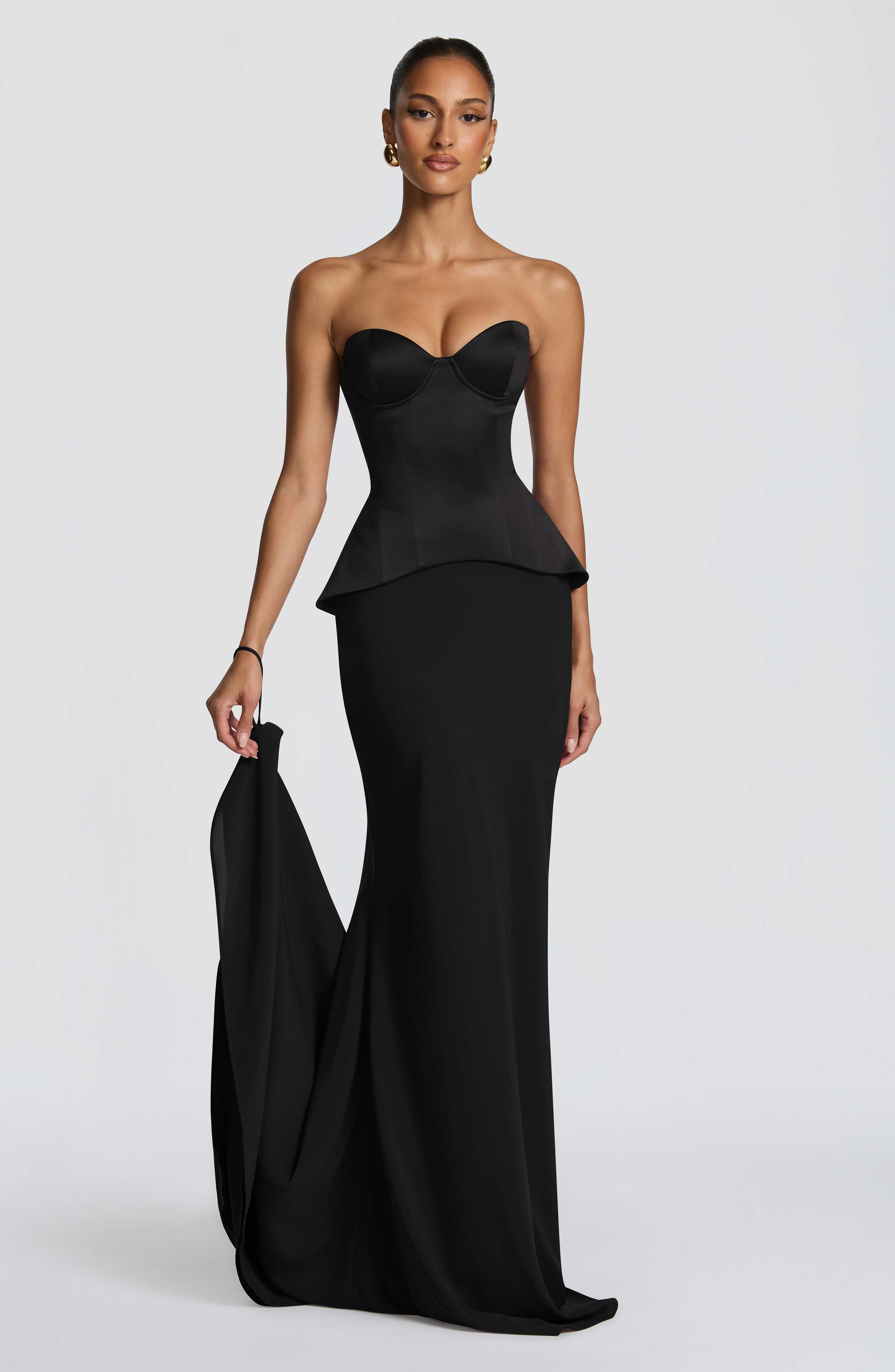 Kaia Maxi Skirt - Black - Image 5