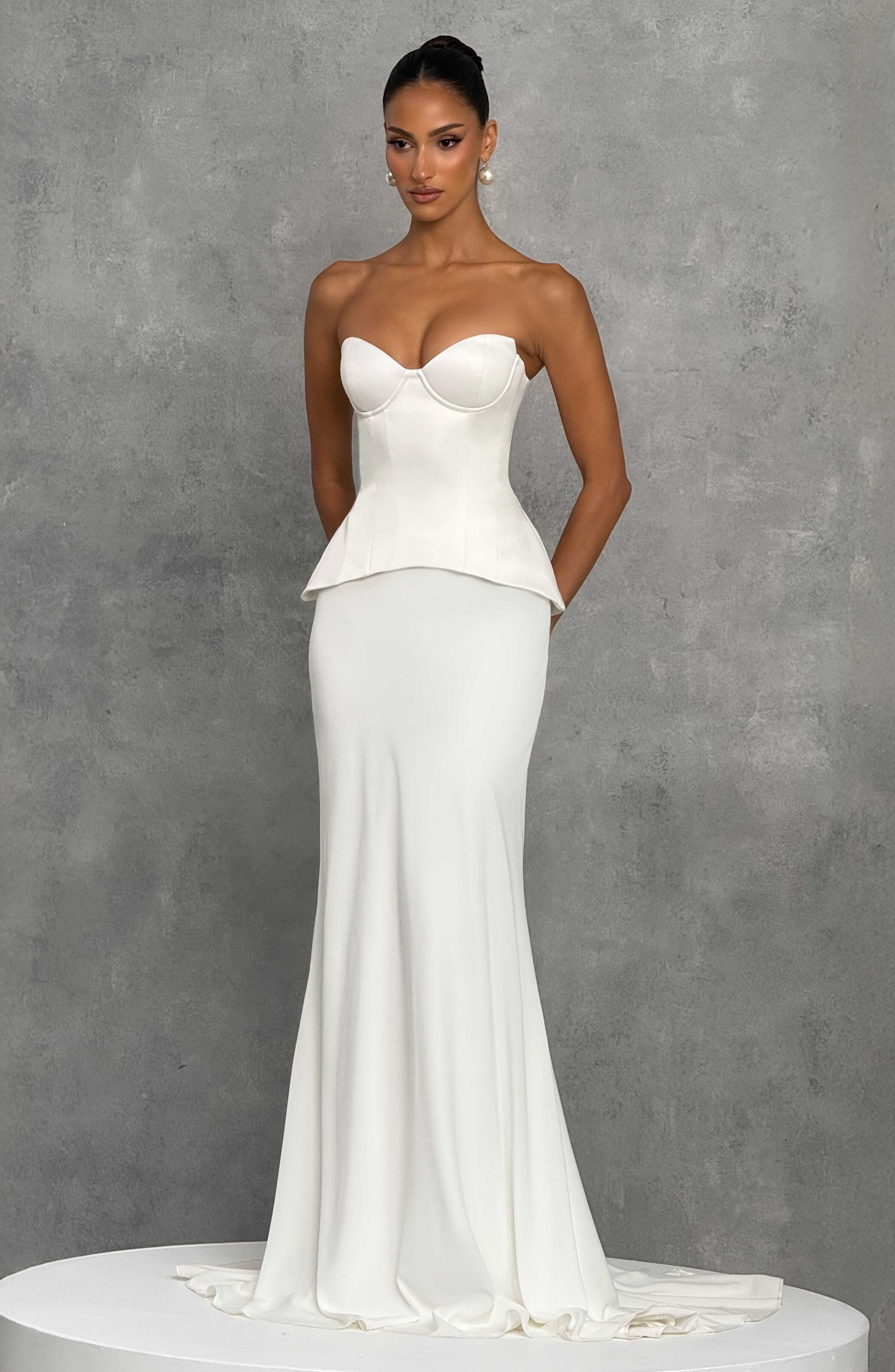 Kaia Maxi Skirt - Ivory - Image 4