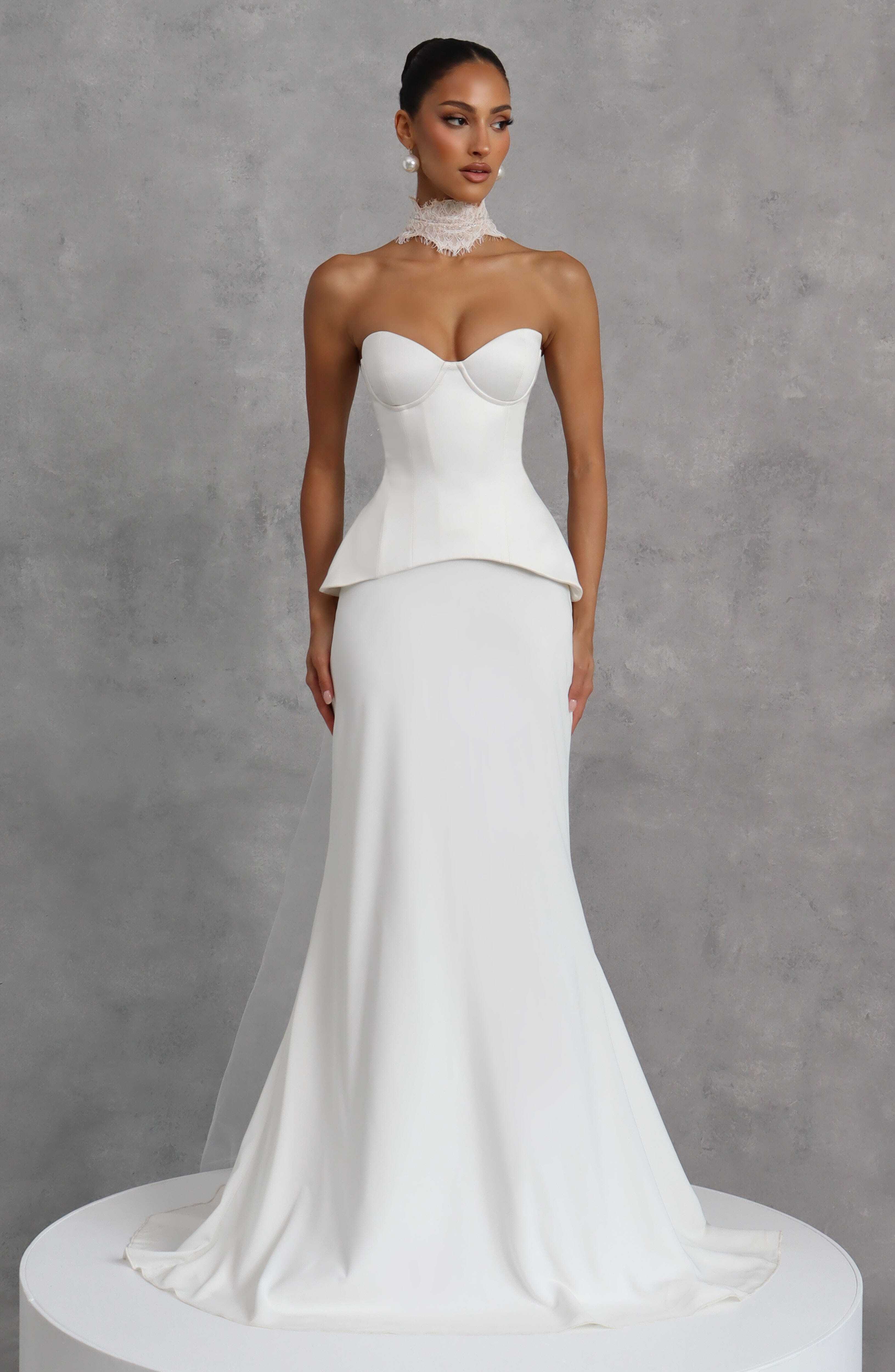 Kaia Maxi Skirt - Ivory - Image 3