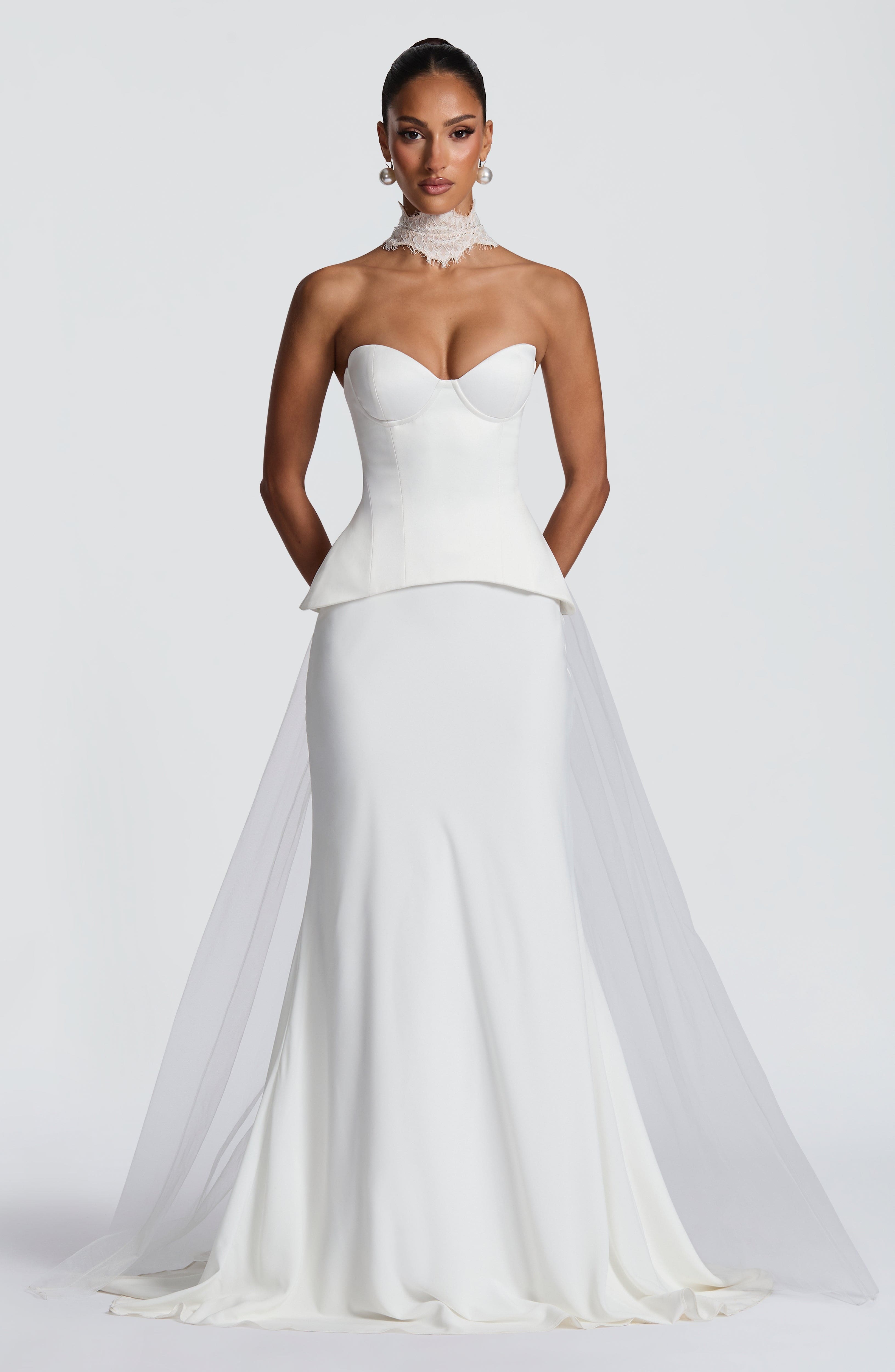 Kaia Maxi Skirt - Ivory - Image 5