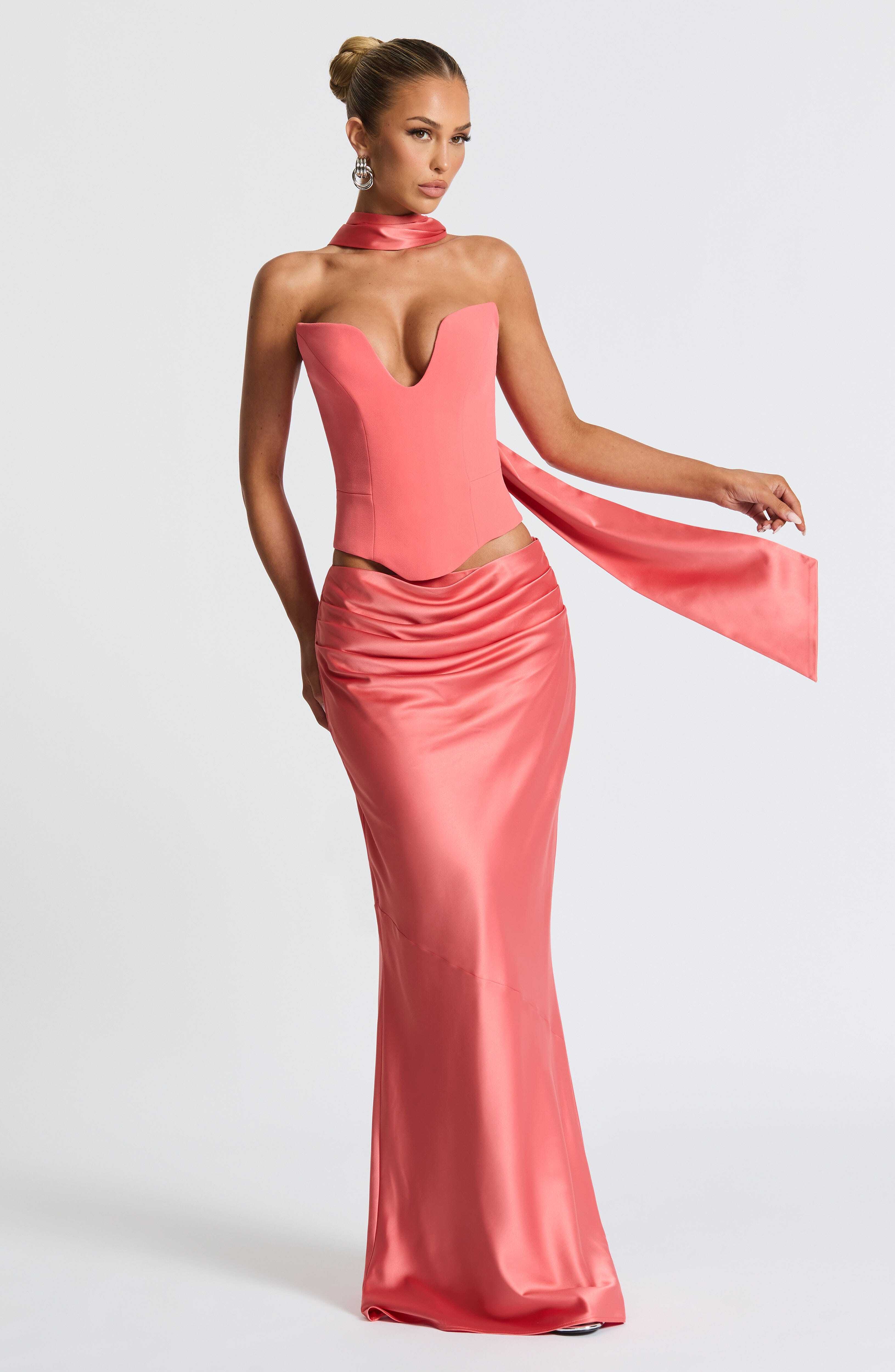 Kamiyah Corset - Coral Pink - Image 5