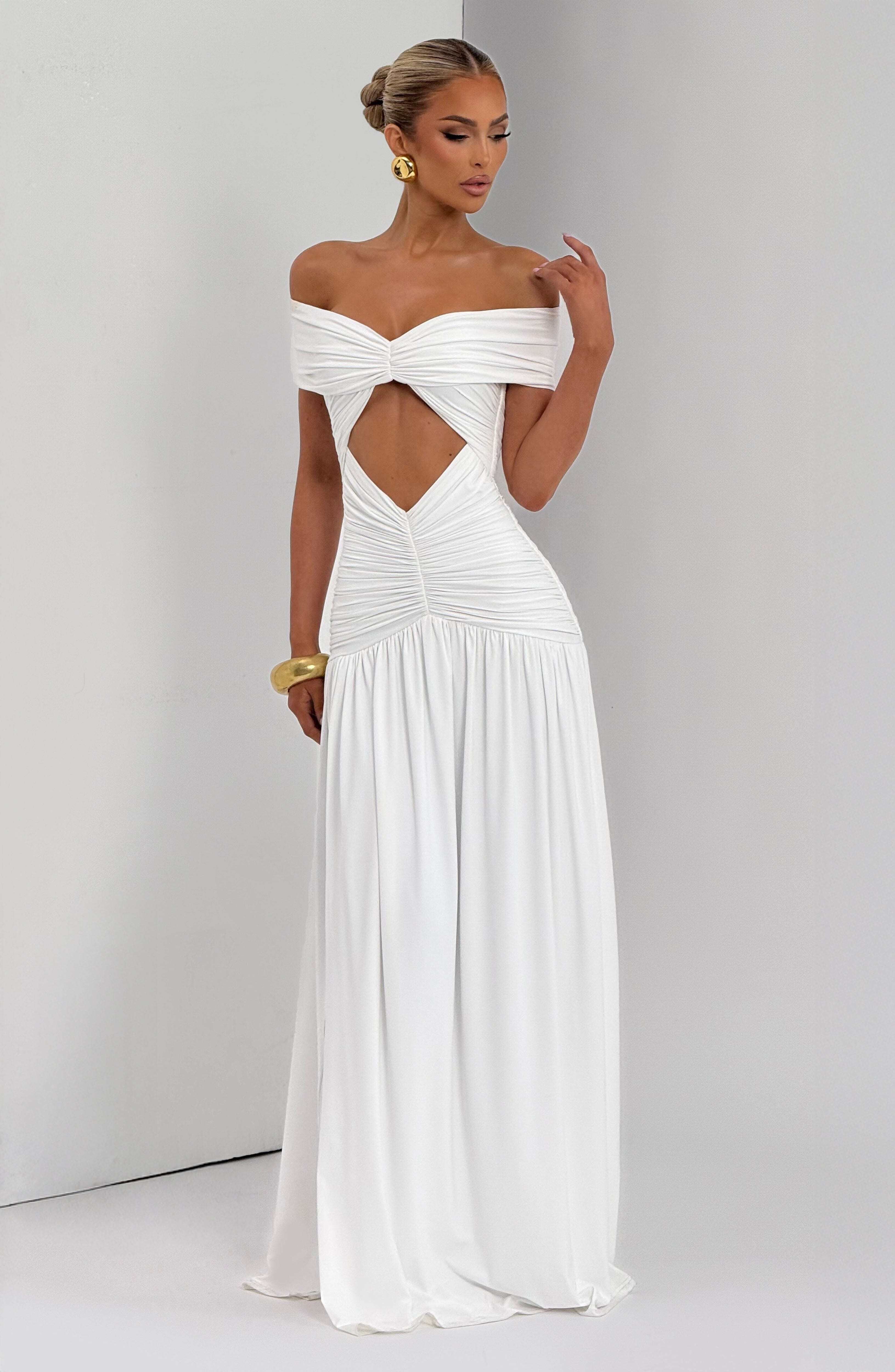 Kathryn Maxi Dress - White - Image 5