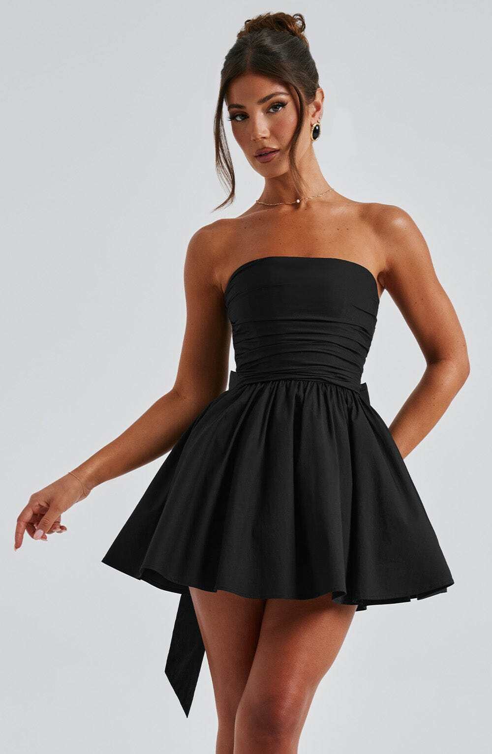 Katrina Mini Dress - Black - Image 10