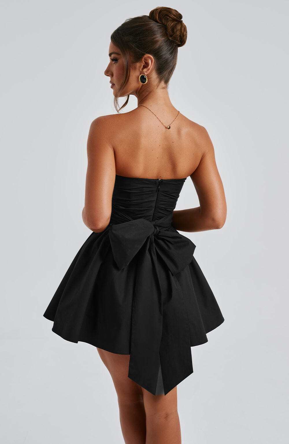 Katrina Mini Dress - Black - Image 11