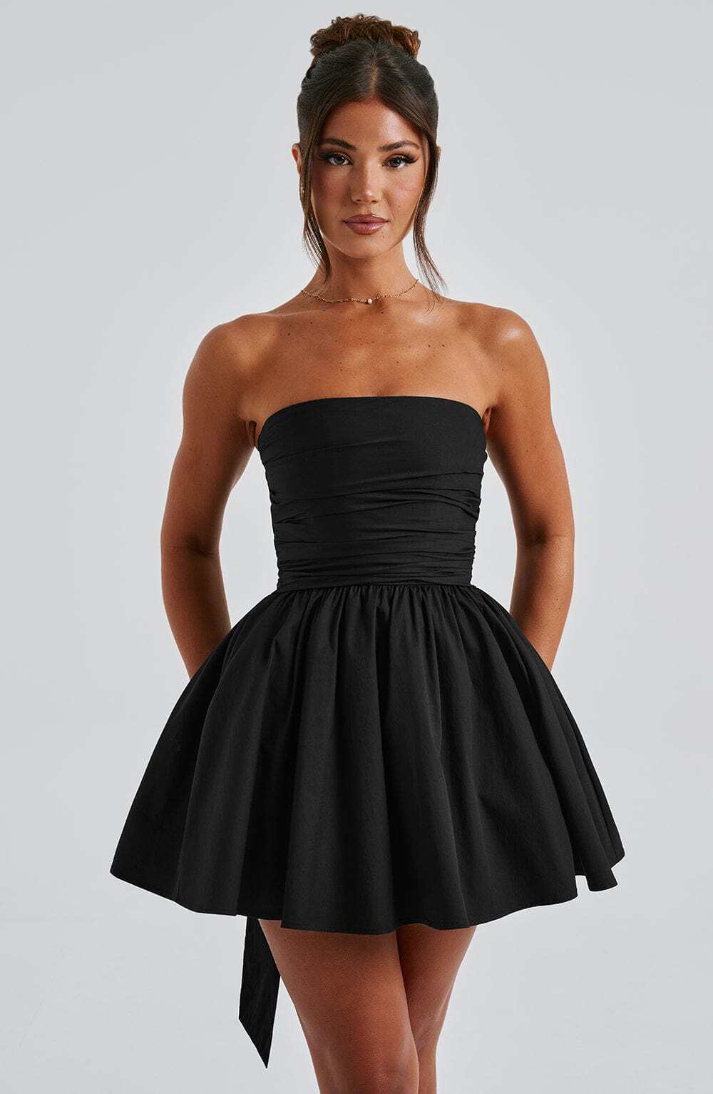 Katrina Mini Dress - Black - Image 5
