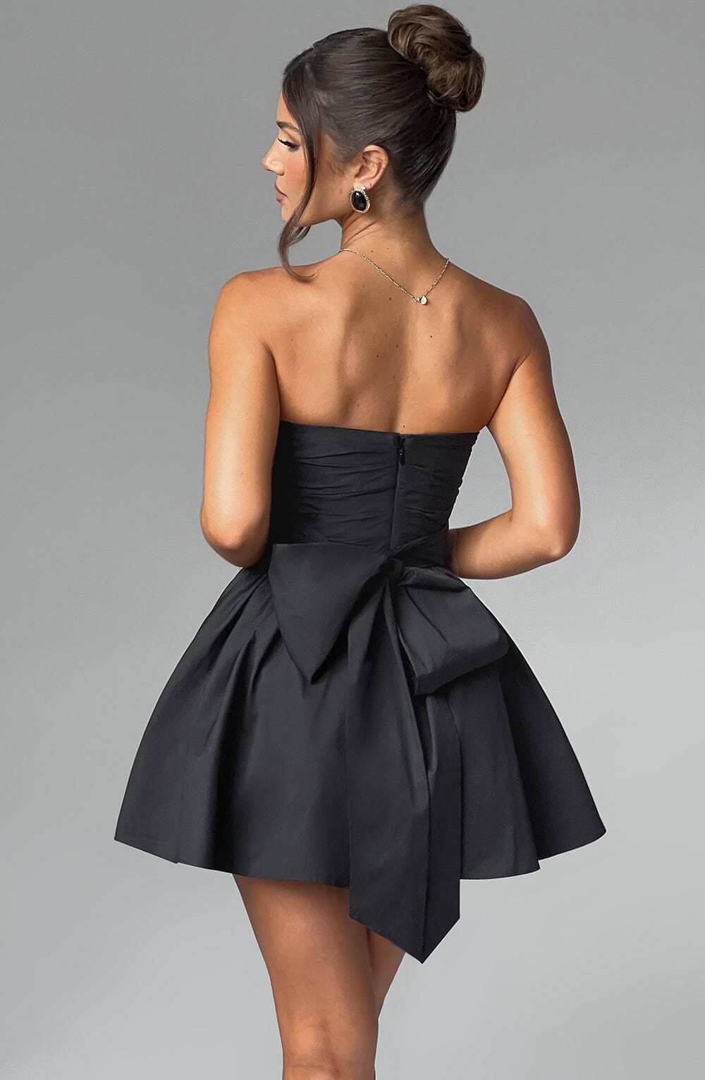 Katrina Mini Dress - Black - Image 2