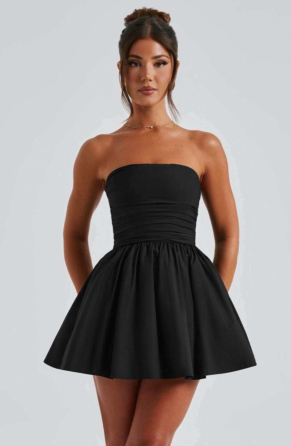 Katrina Mini Dress - Black - Image 9