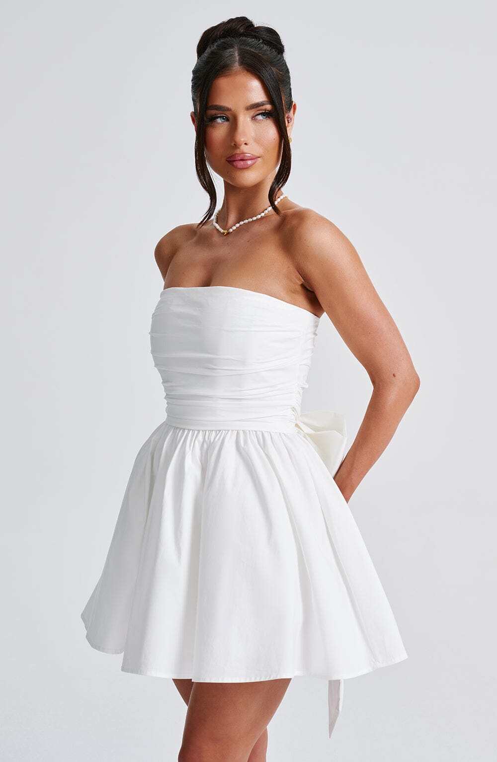 Katrina Mini Dress - Ivory - Image 4