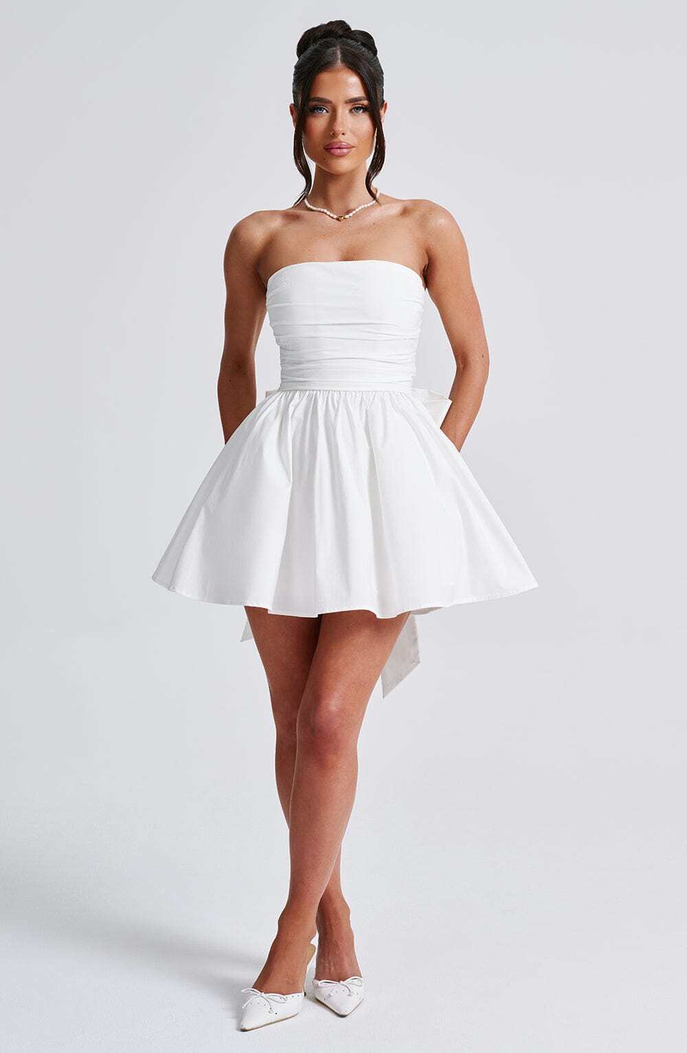 Katrina Mini Dress - Ivory - Image 6