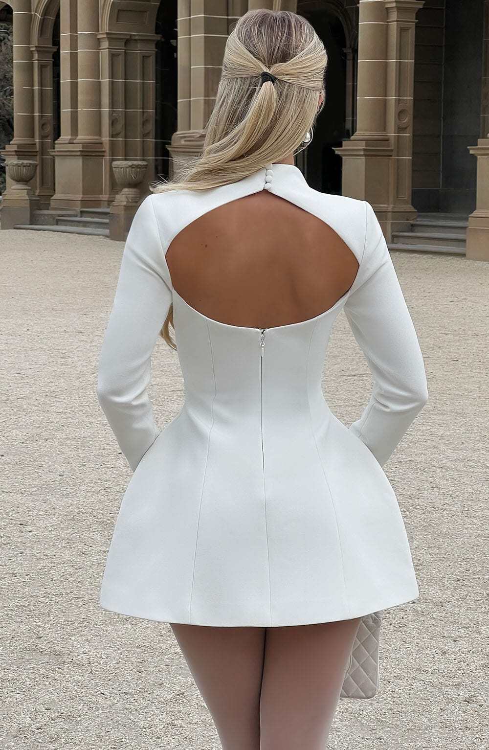 Kelly Mini Dress - Ivory - Image 2
