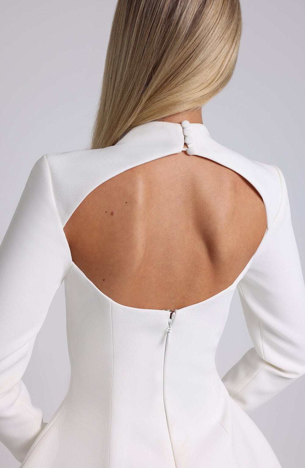 Kelly Mini Dress - Ivory - Image 6