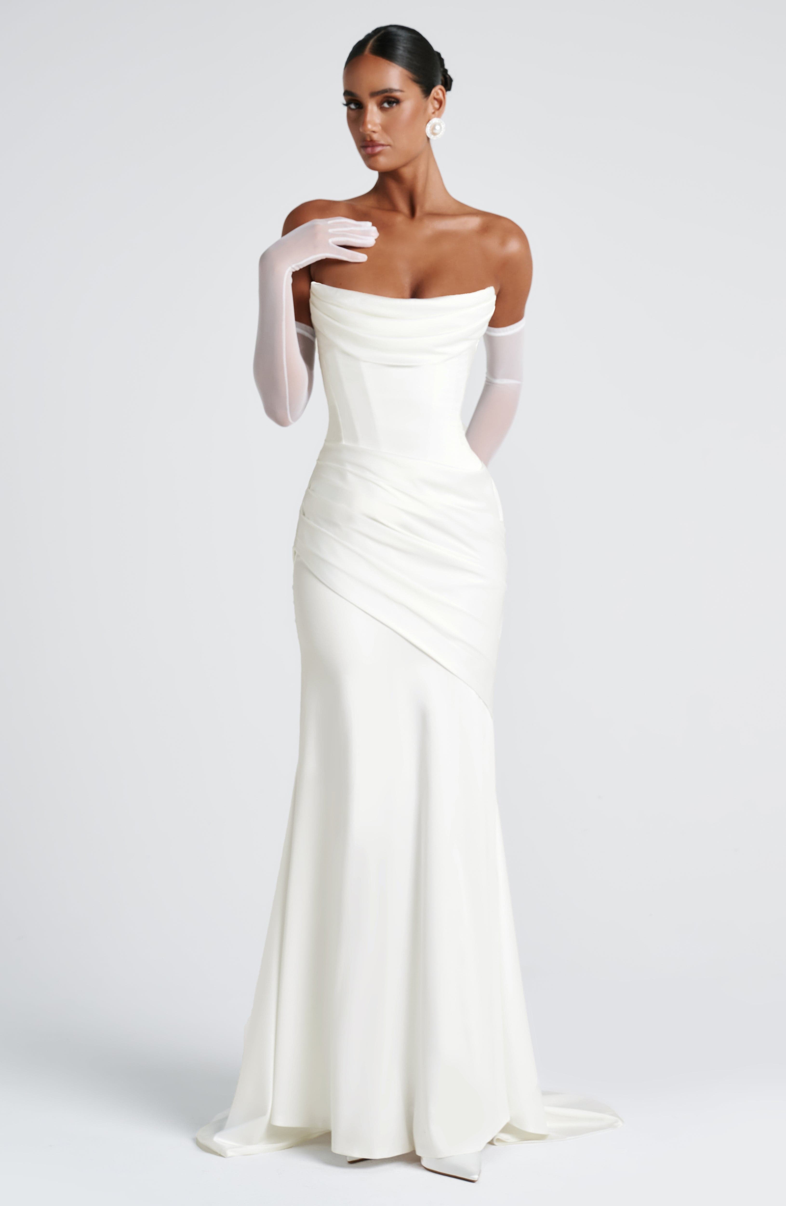 Kensington Maxi Dress - Ivory - Image 7