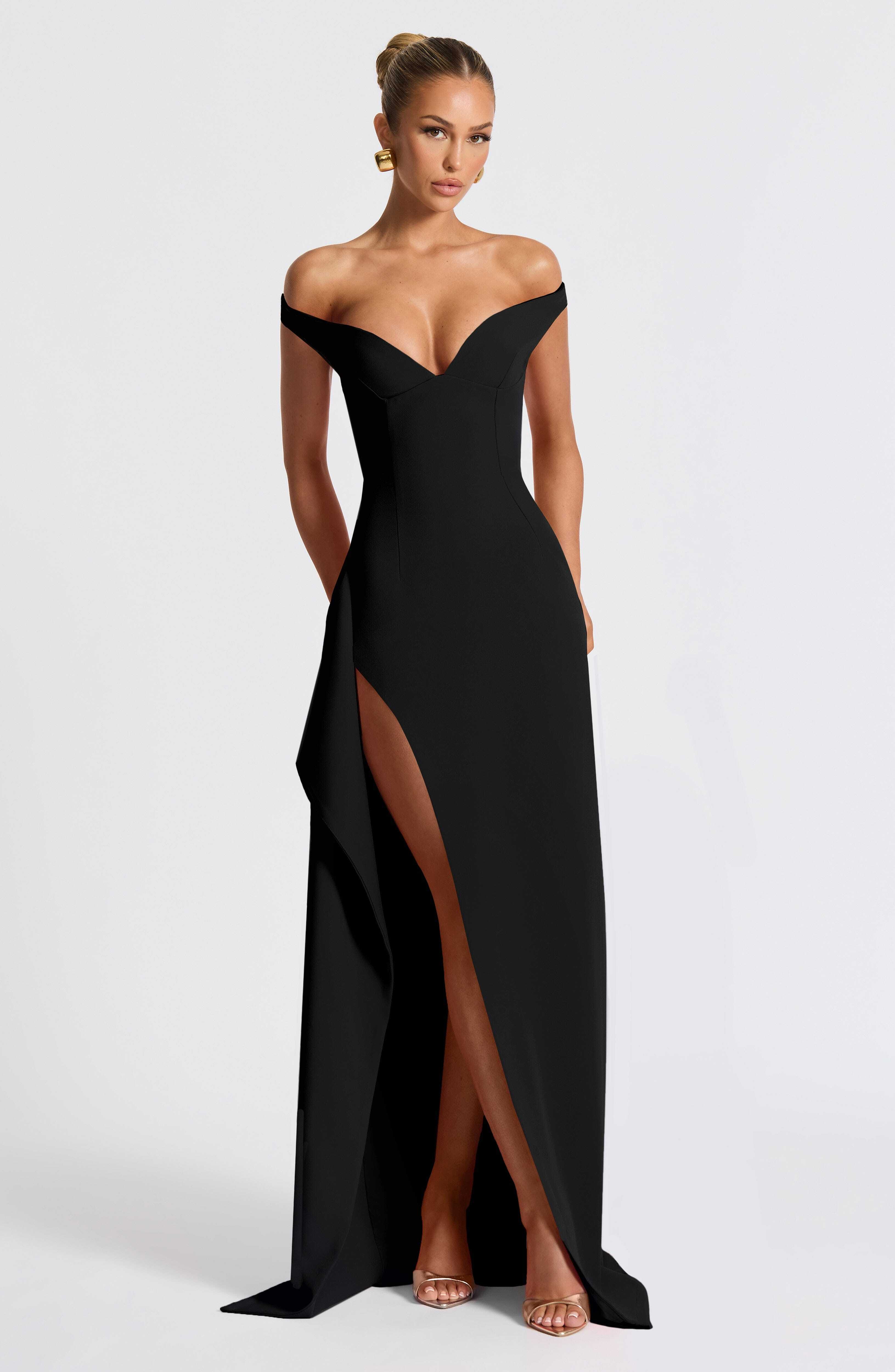 Khalesia Maxi Dress - Black