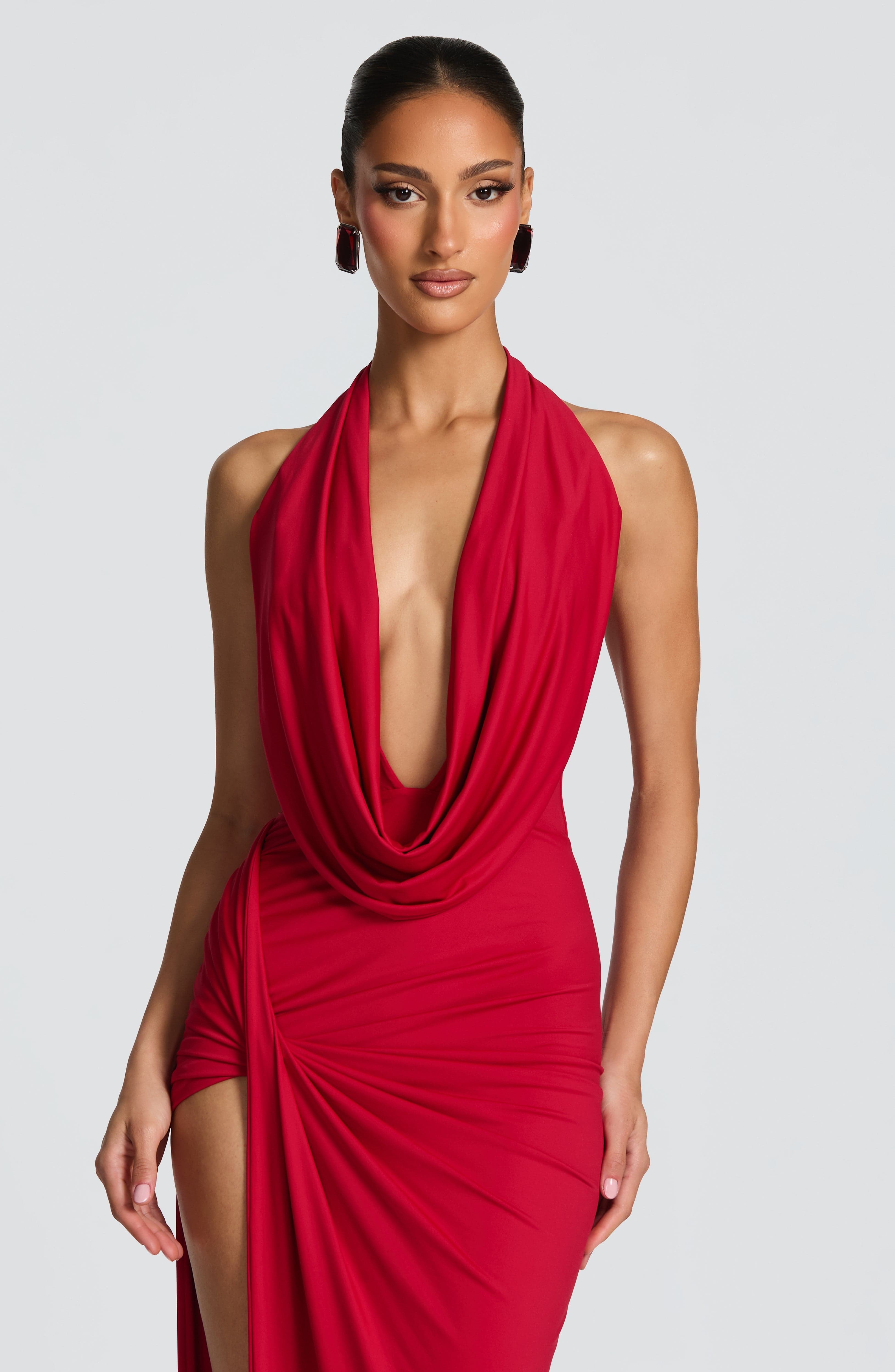 Kingsley Maxi Dress - Red - Image 7