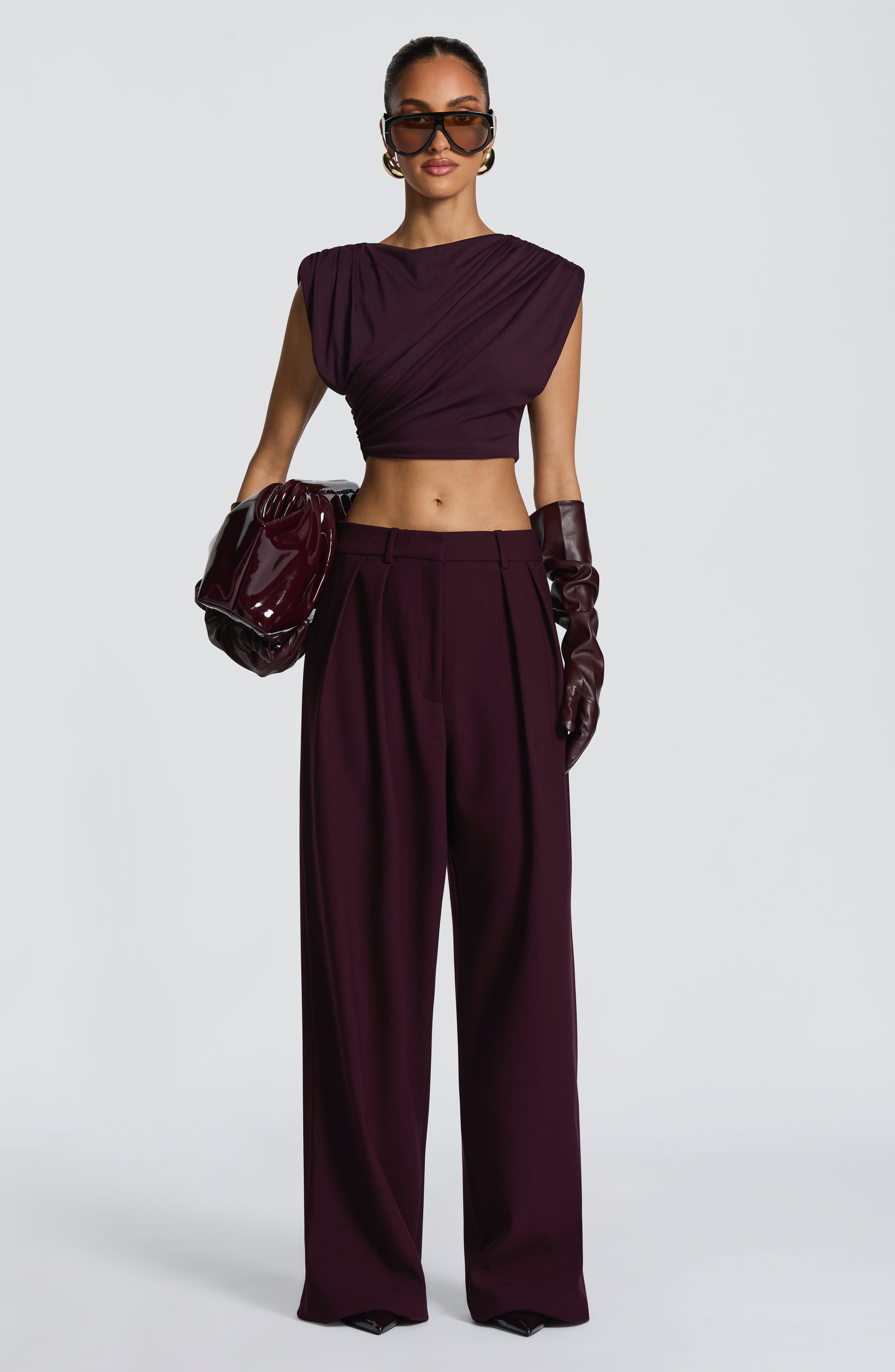 Kirsty Pants - Plum - Image 16