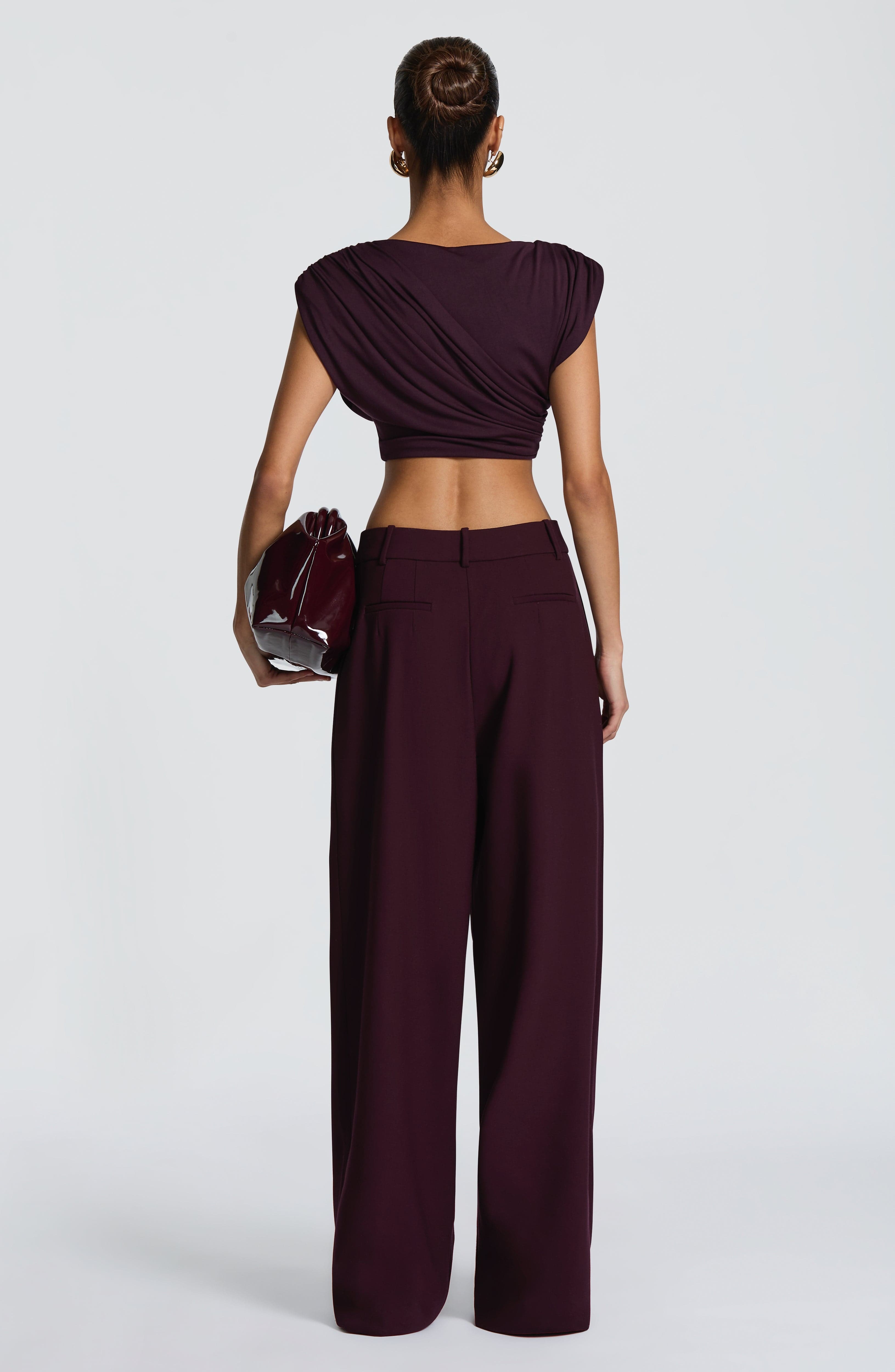 Kirsty Pants - Plum - Image 5
