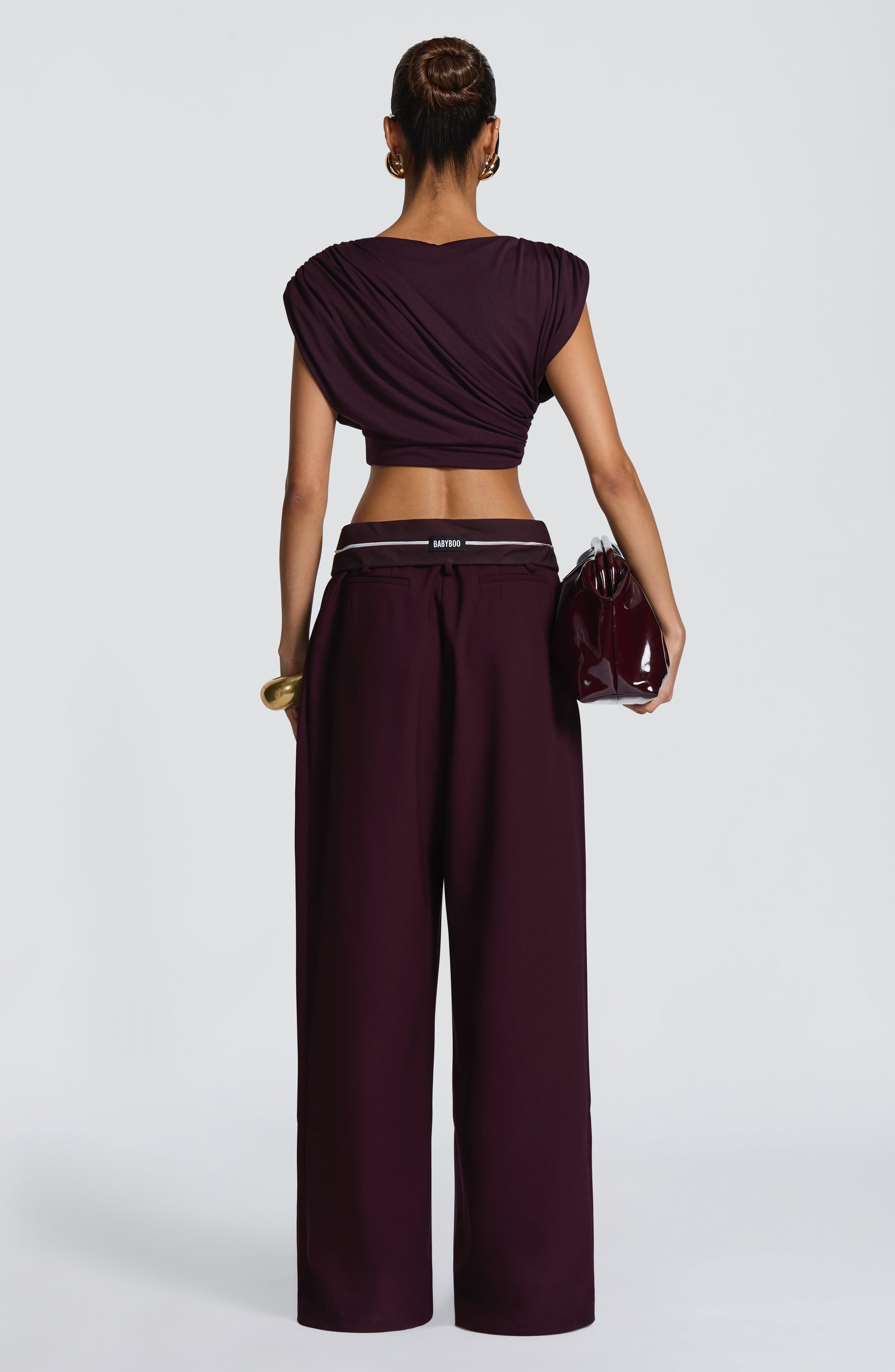 Kirsty Pants - Plum - Image 7