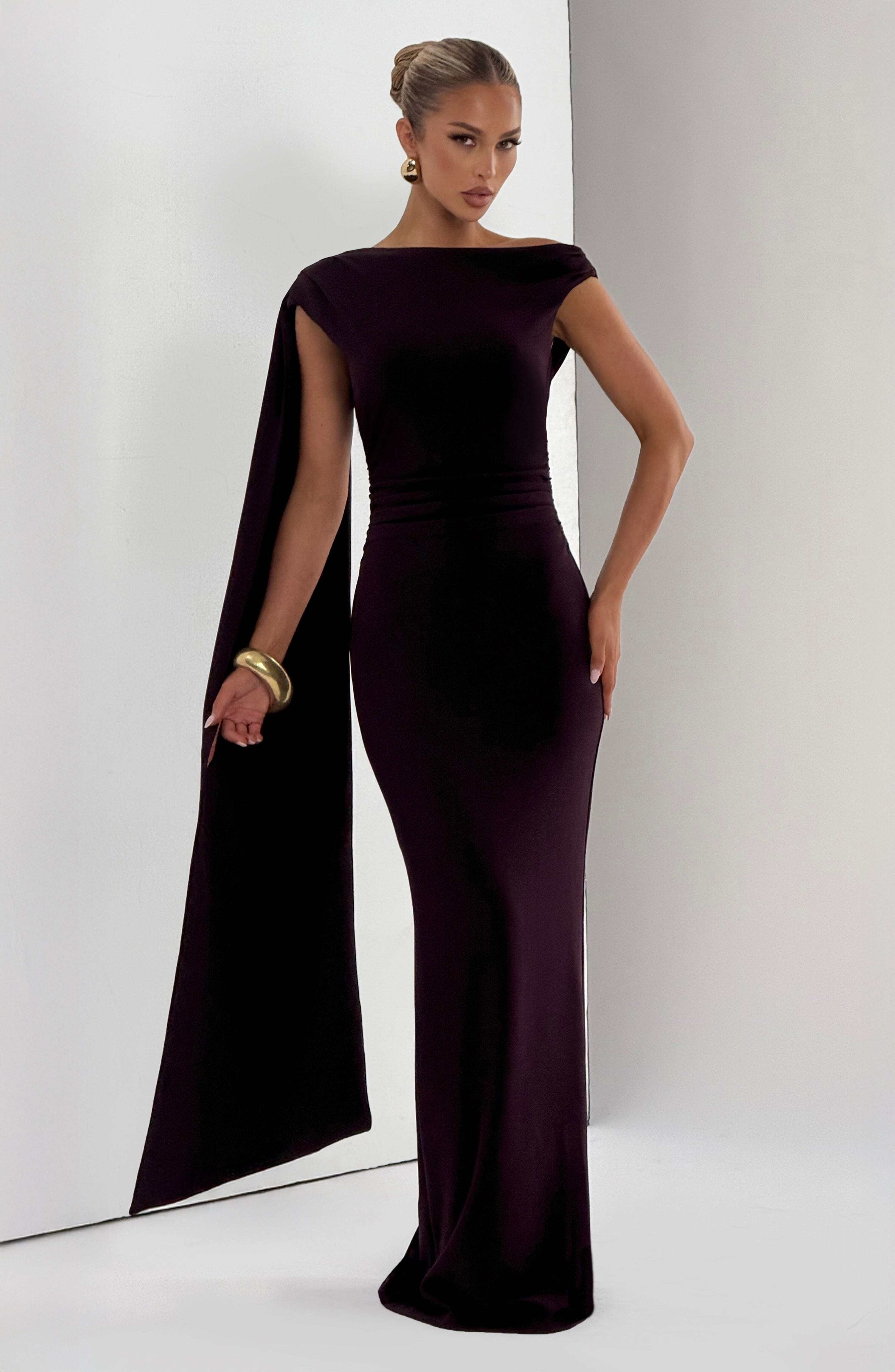 Kylie Maxi Dress - Plum - Image 5