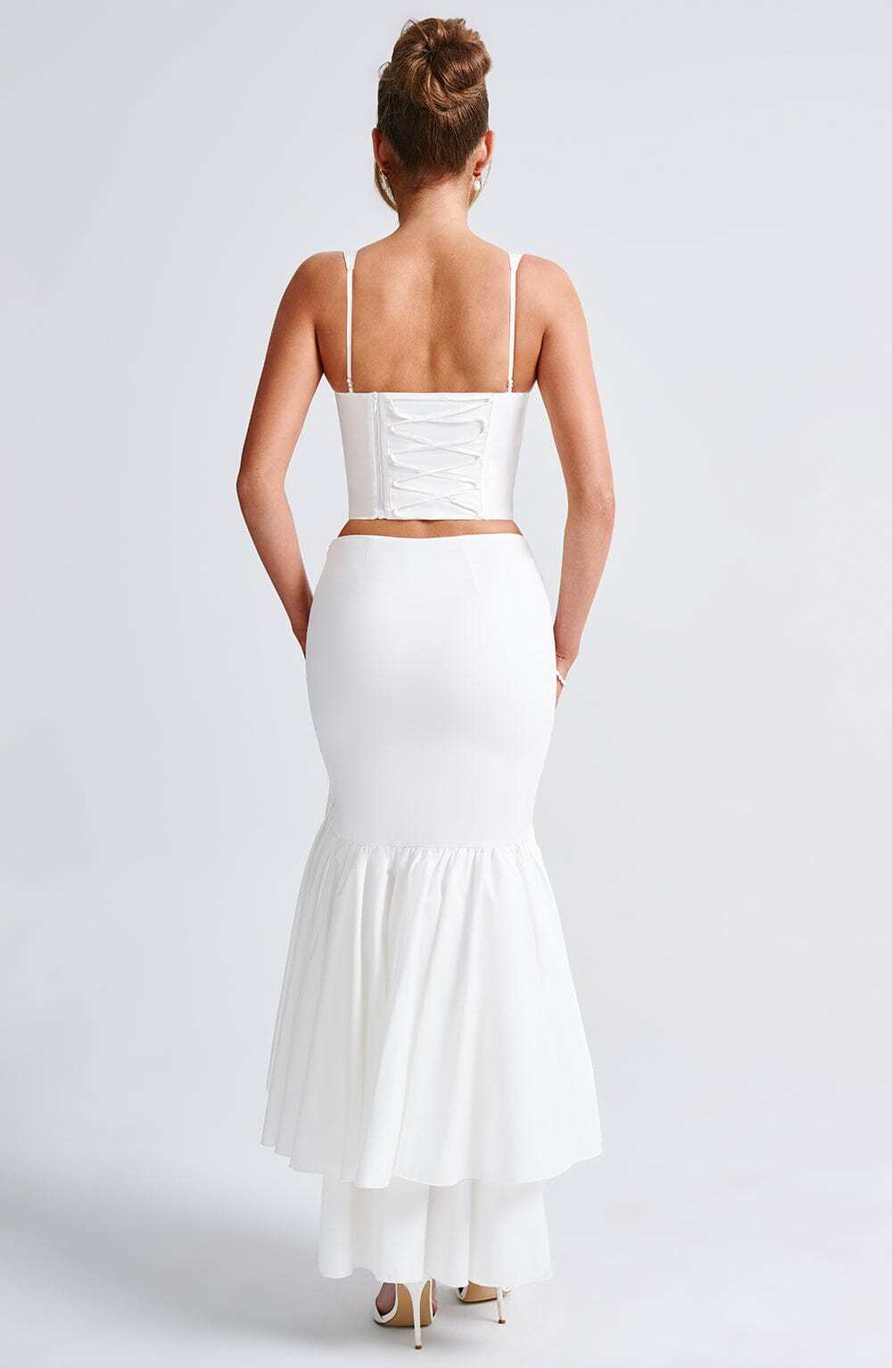 Lavinia Maxi Skirt - Ivory - Image 2