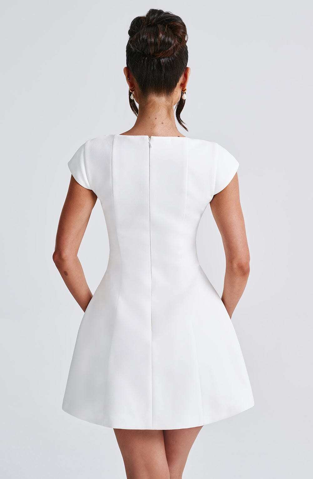 Lena Mini Dress - Ivory - Image 2