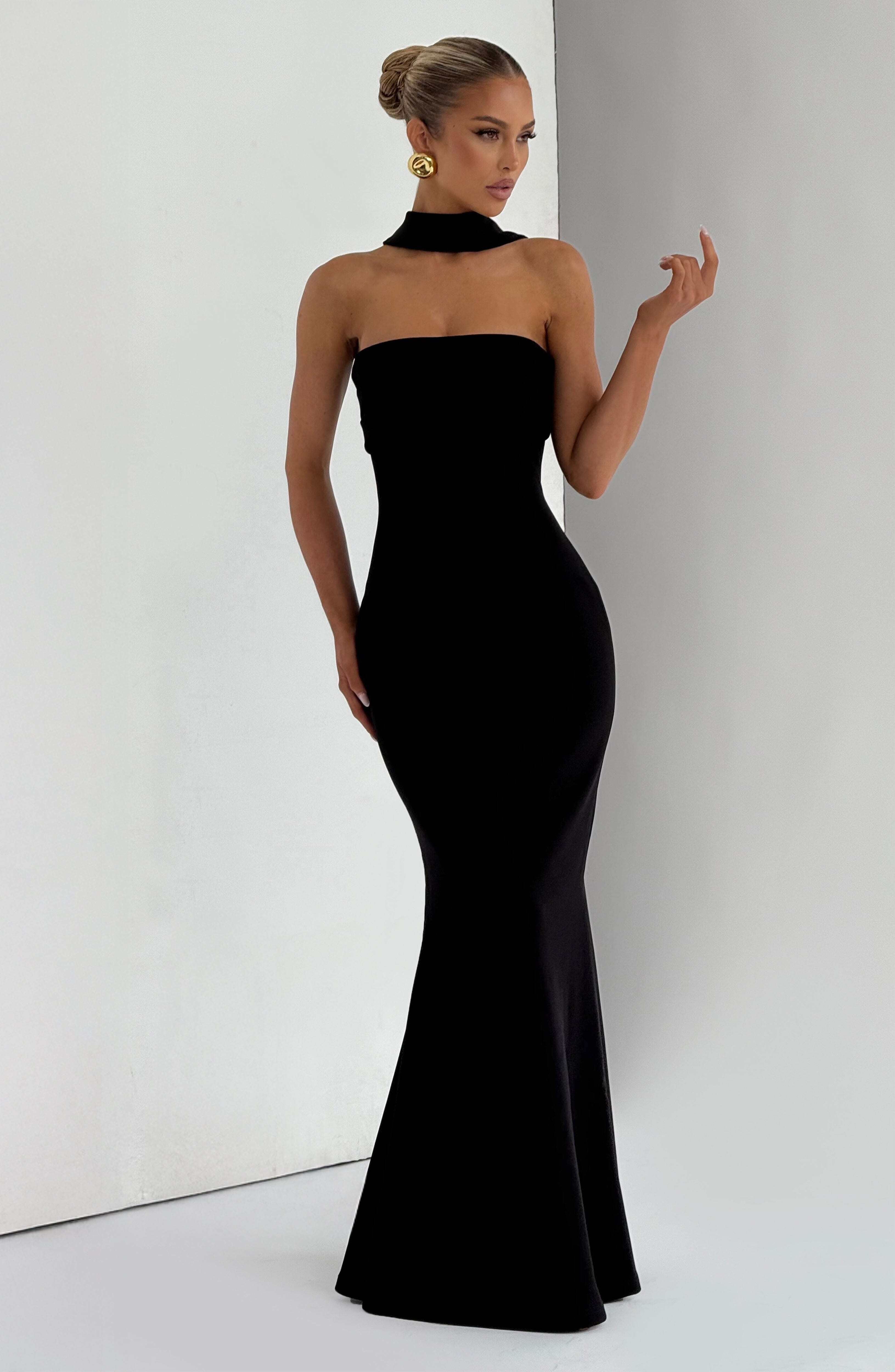 Leura Maxi Dress - Black - Image 8